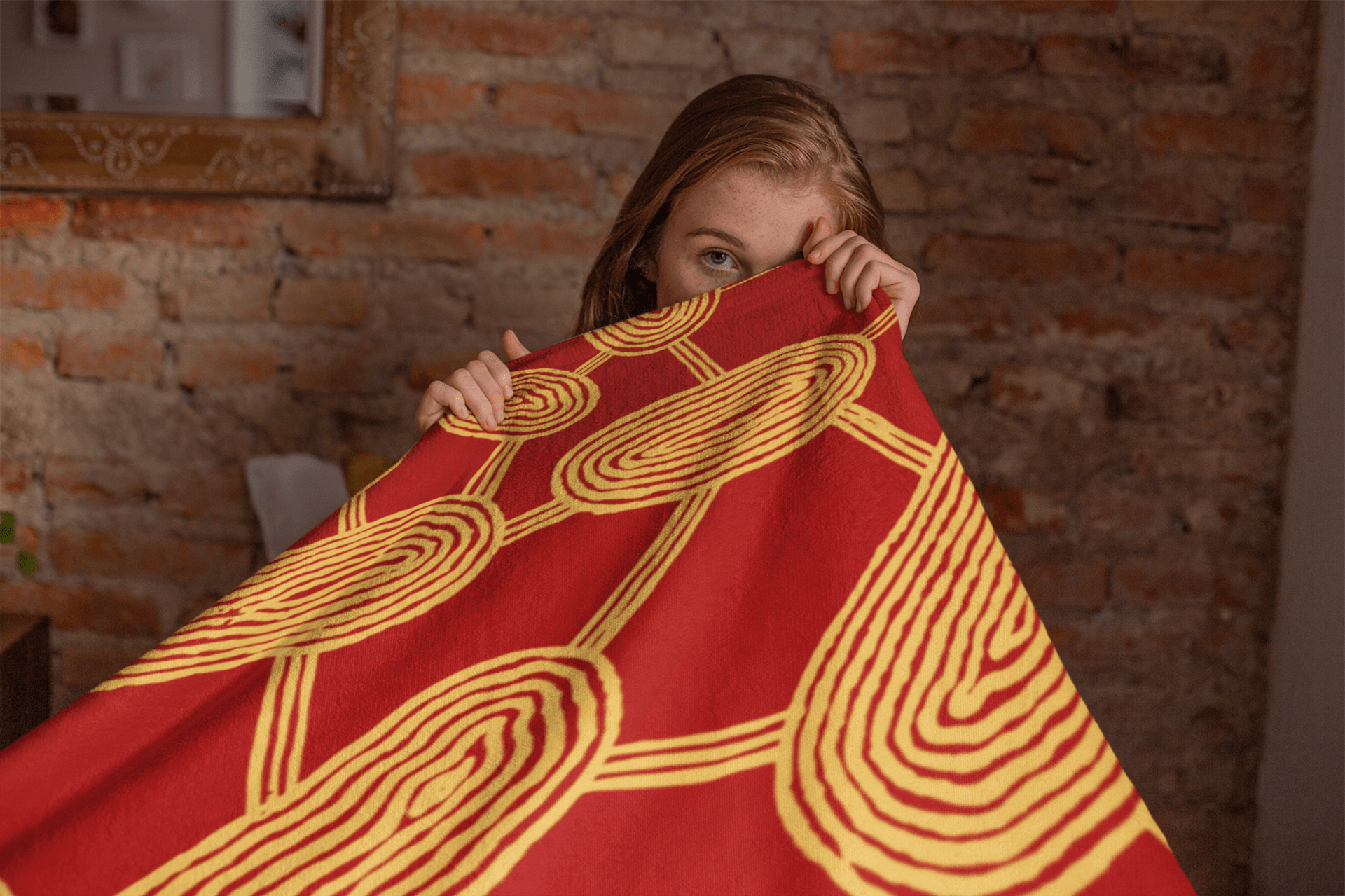 Indigenous Australian Blanket, Unique Artistic Throw Blanket, Cozy Living Room Decor, Vibrant Modern Blanket, Australian Design - Craig Michael Design