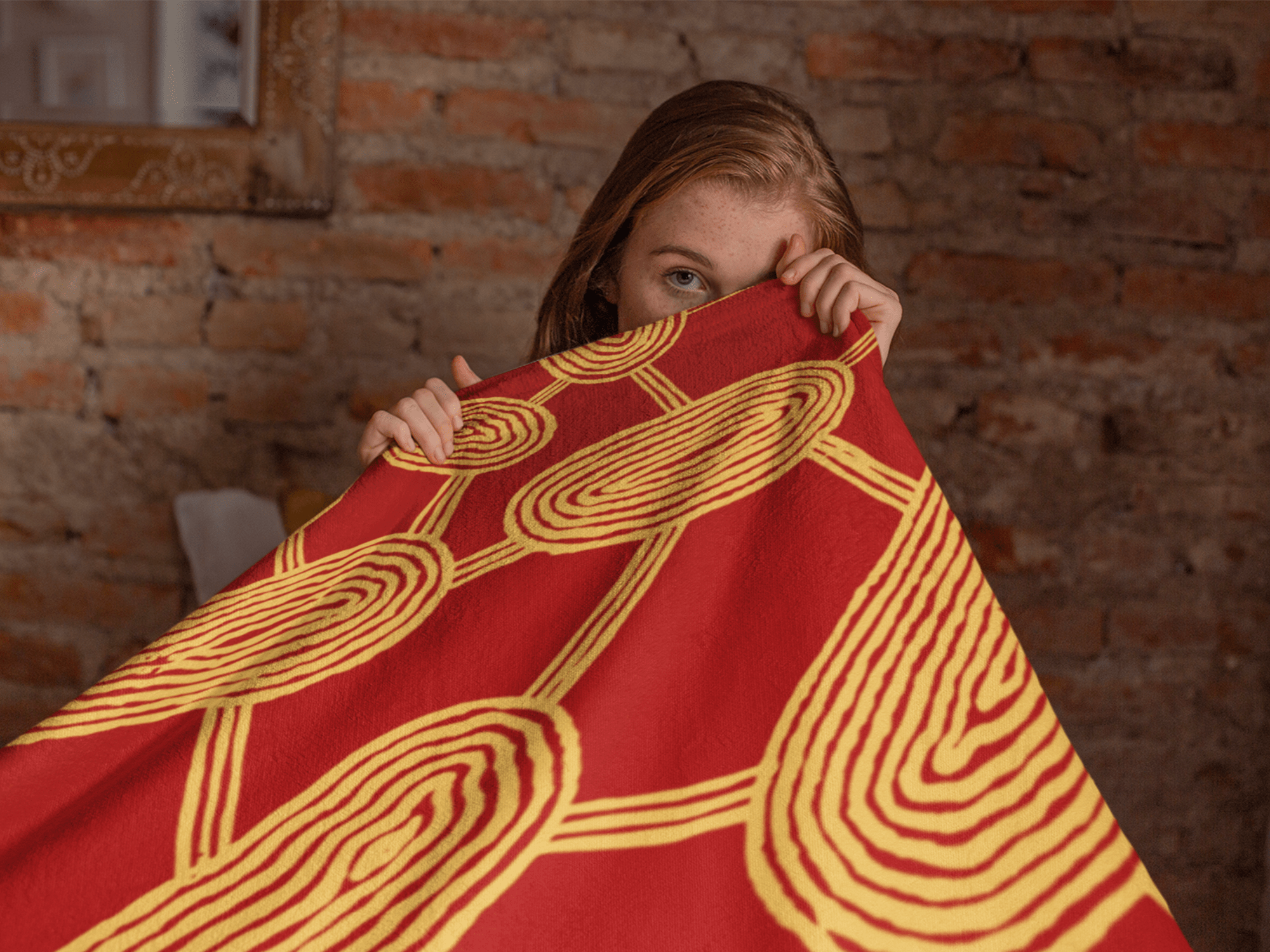 Indigenous Australian Blanket, Unique Artistic Throw Blanket, Cozy Living Room Decor, Vibrant Modern Blanket, Australian Design - Craig Michael Design