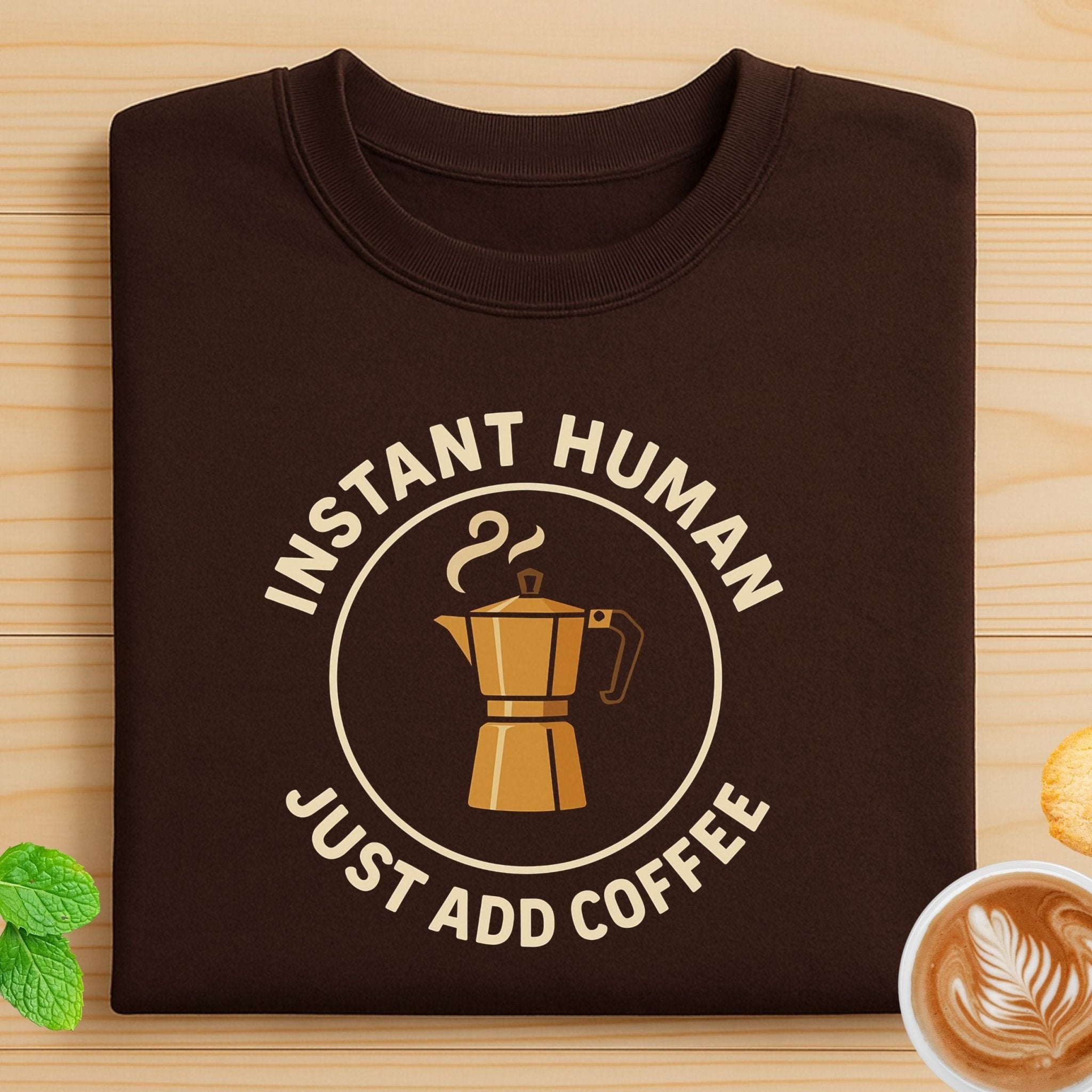 Instant Human Just Add Coffee Sweatshirt - Craig Michael Design