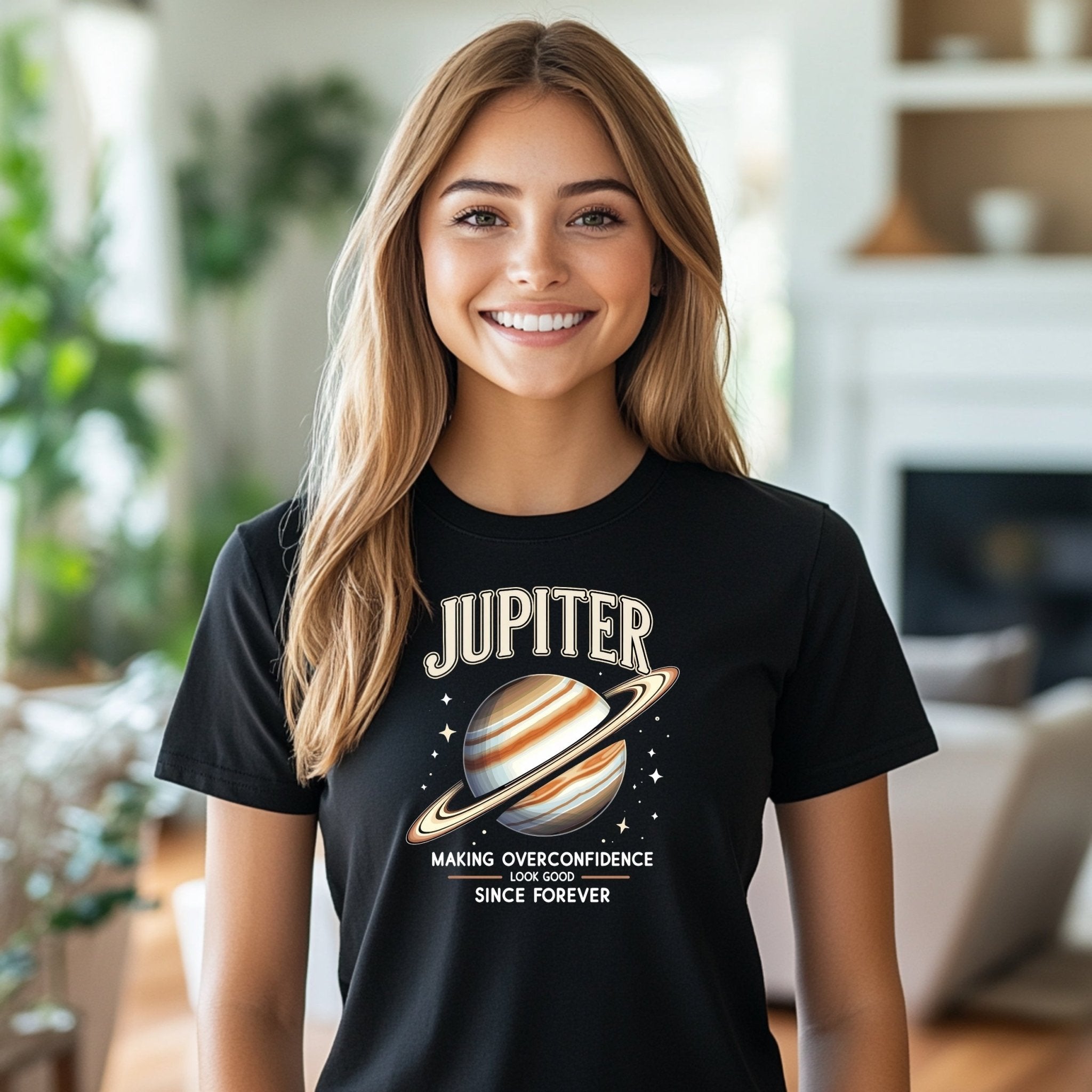 Jupiter Astrology T Shirt, Making Overconfidence Look Good, Unique Astrology Gift, Trendy Astrological Tee, Planet Design Shirt - Craig Michael Design