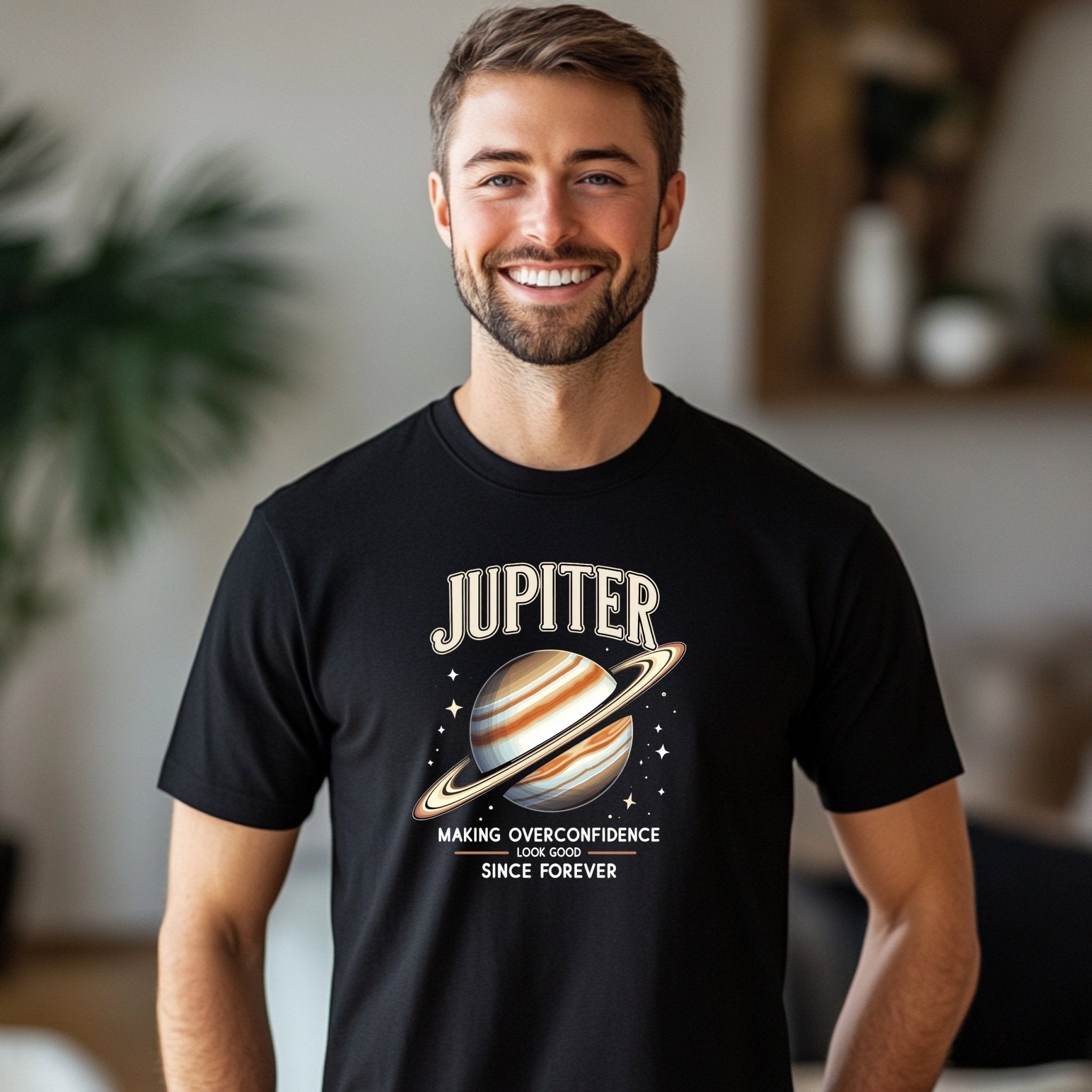 Jupiter Astrology T Shirt, Making Overconfidence Look Good, Unique Astrology Gift, Trendy Astrological Tee, Planet Design Shirt - Craig Michael Design