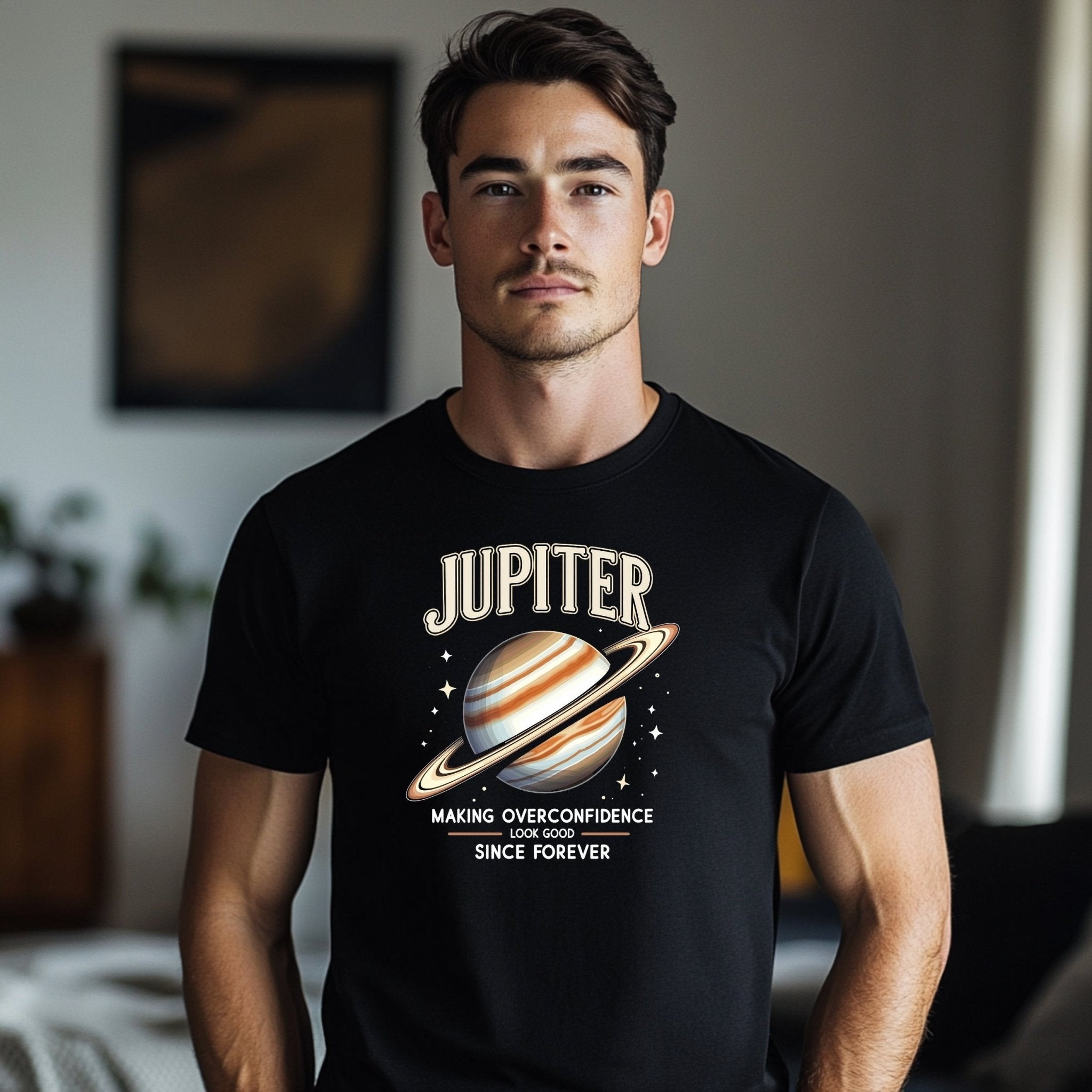 Jupiter Astrology T Shirt, Making Overconfidence Look Good, Unique Astrology Gift, Trendy Astrological Tee, Planet Design Shirt - Craig Michael Design