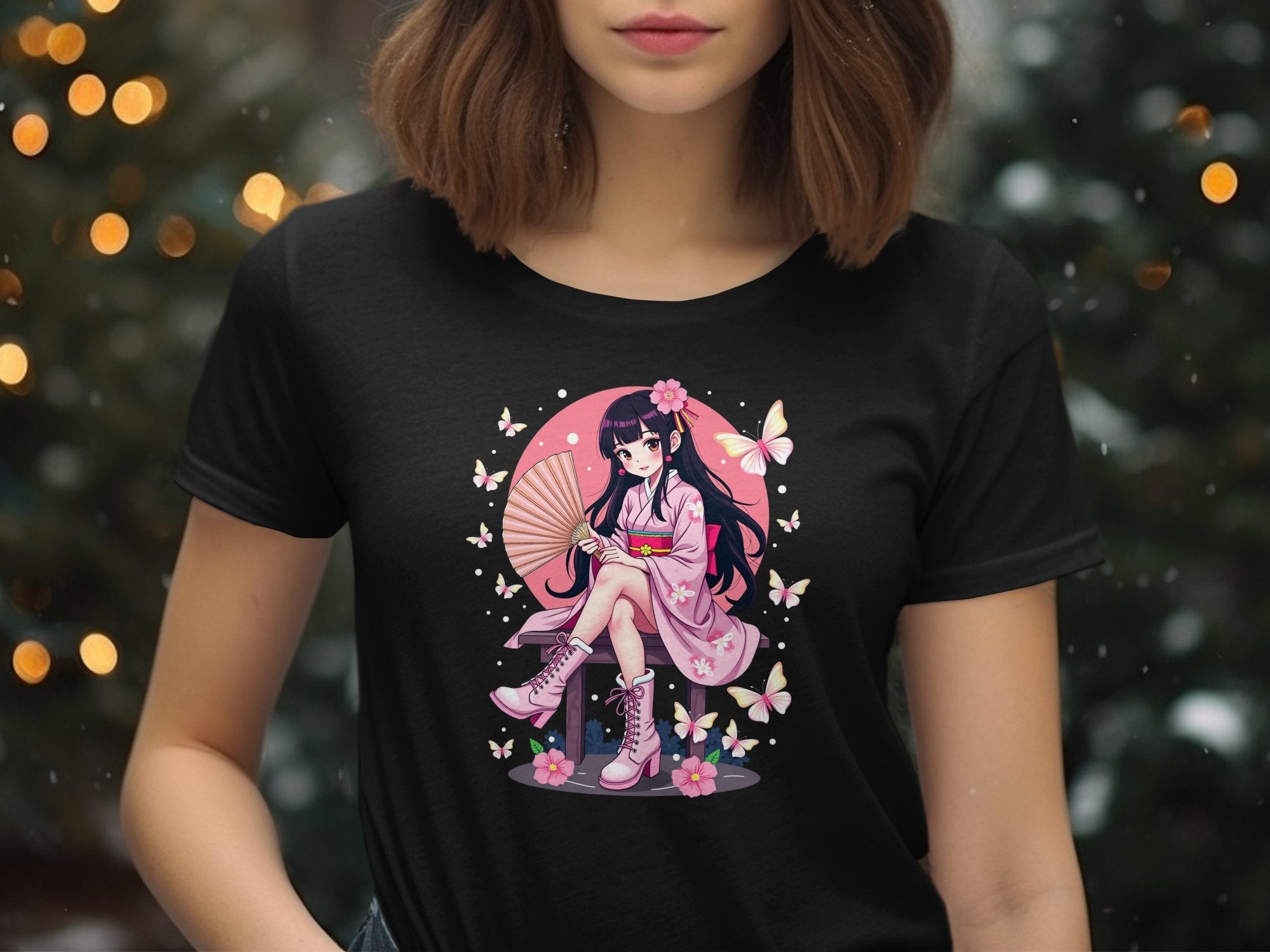 Kawaii Anime Girl T-Shirt, Harajuku Style Fashion Tee, Cute Anime Graphic Shirt, Japanese Streetwear Top, Aesthetic T-Shirt Gift - Craig Michael Design