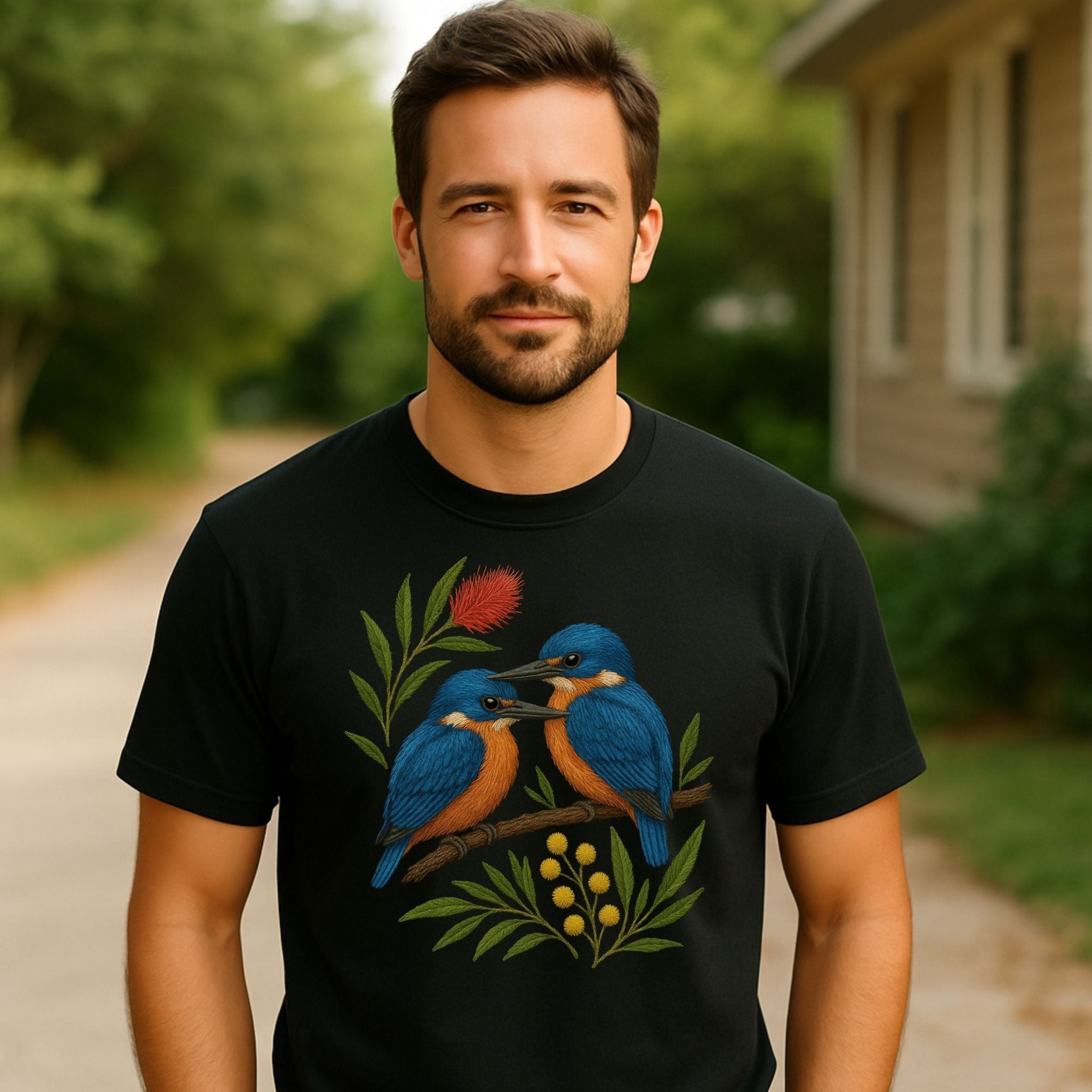 Kingfisher T-Shirt – Australian Native Bird Collection - Craig Michael Design