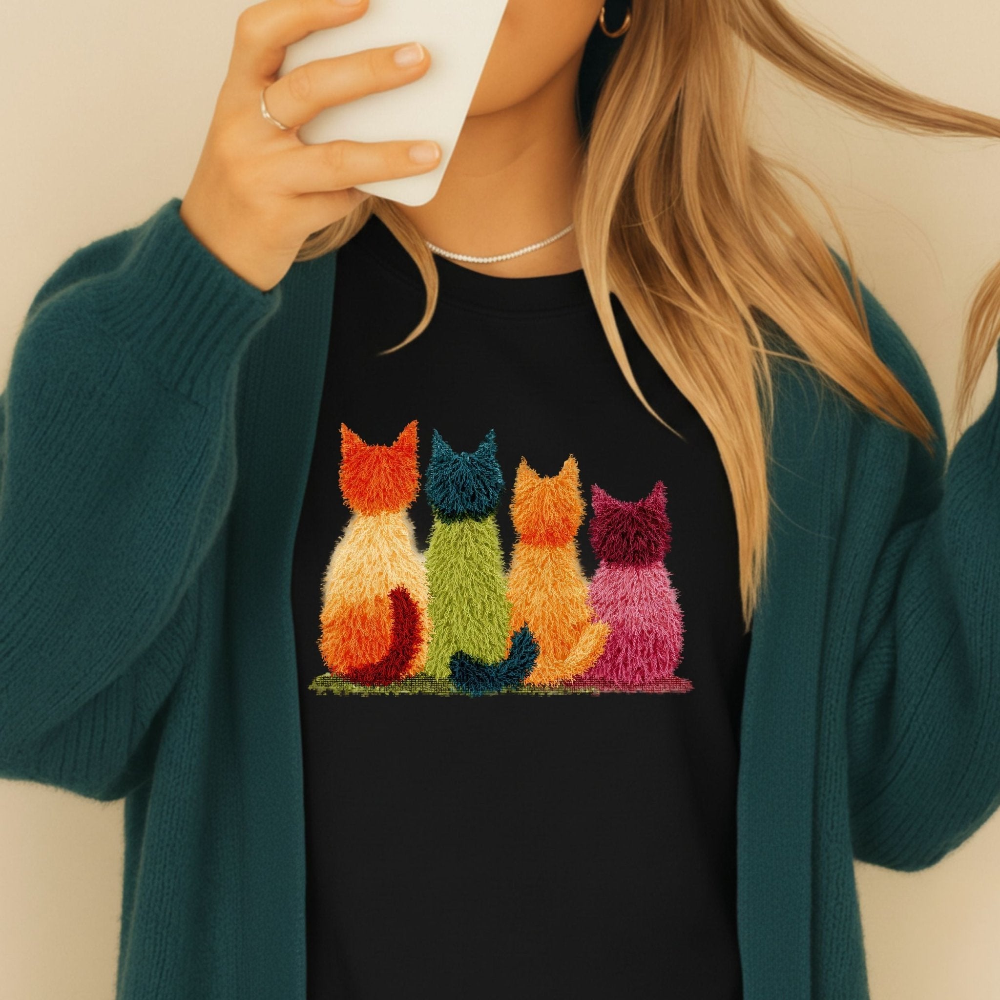 Latch Hook Cat Shirt - Craig Michael Design