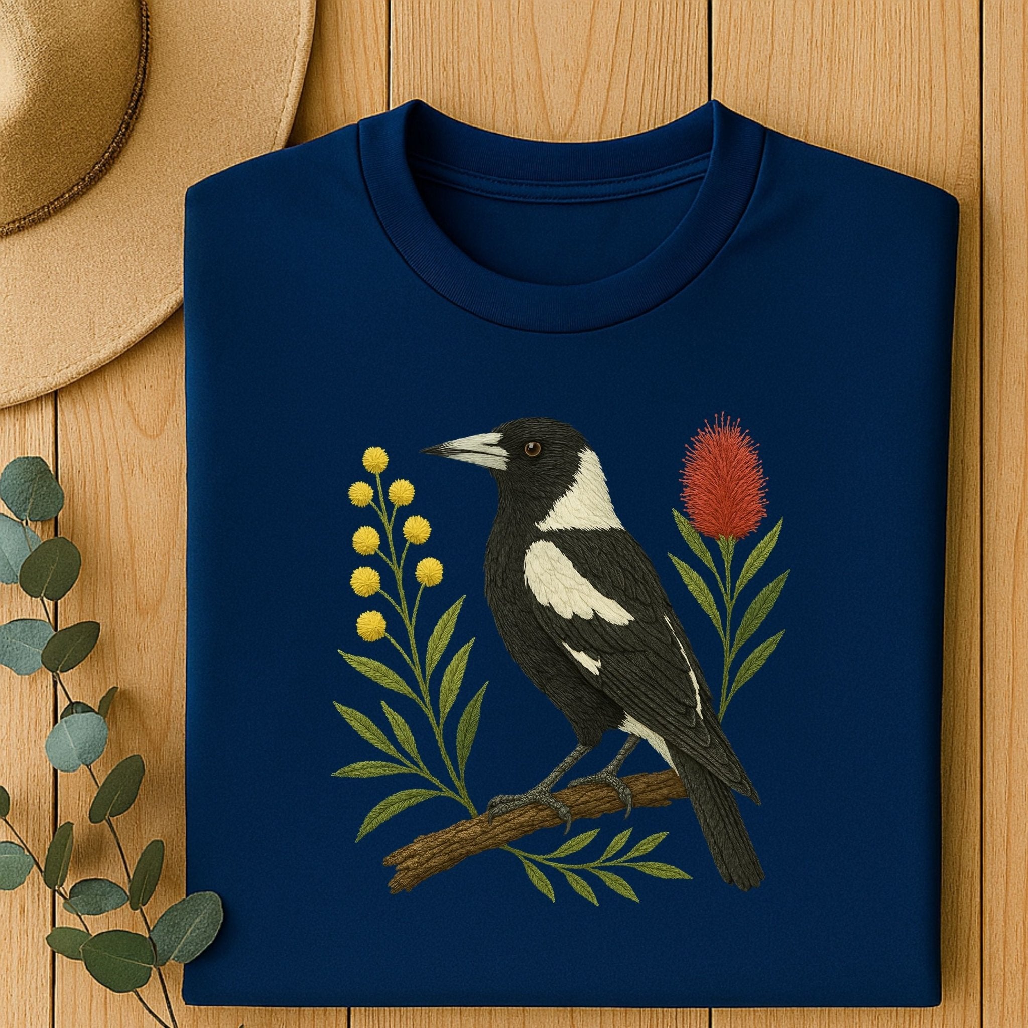 Magpie T-Shirt – Australian Native Bird Collection - Craig Michael Design