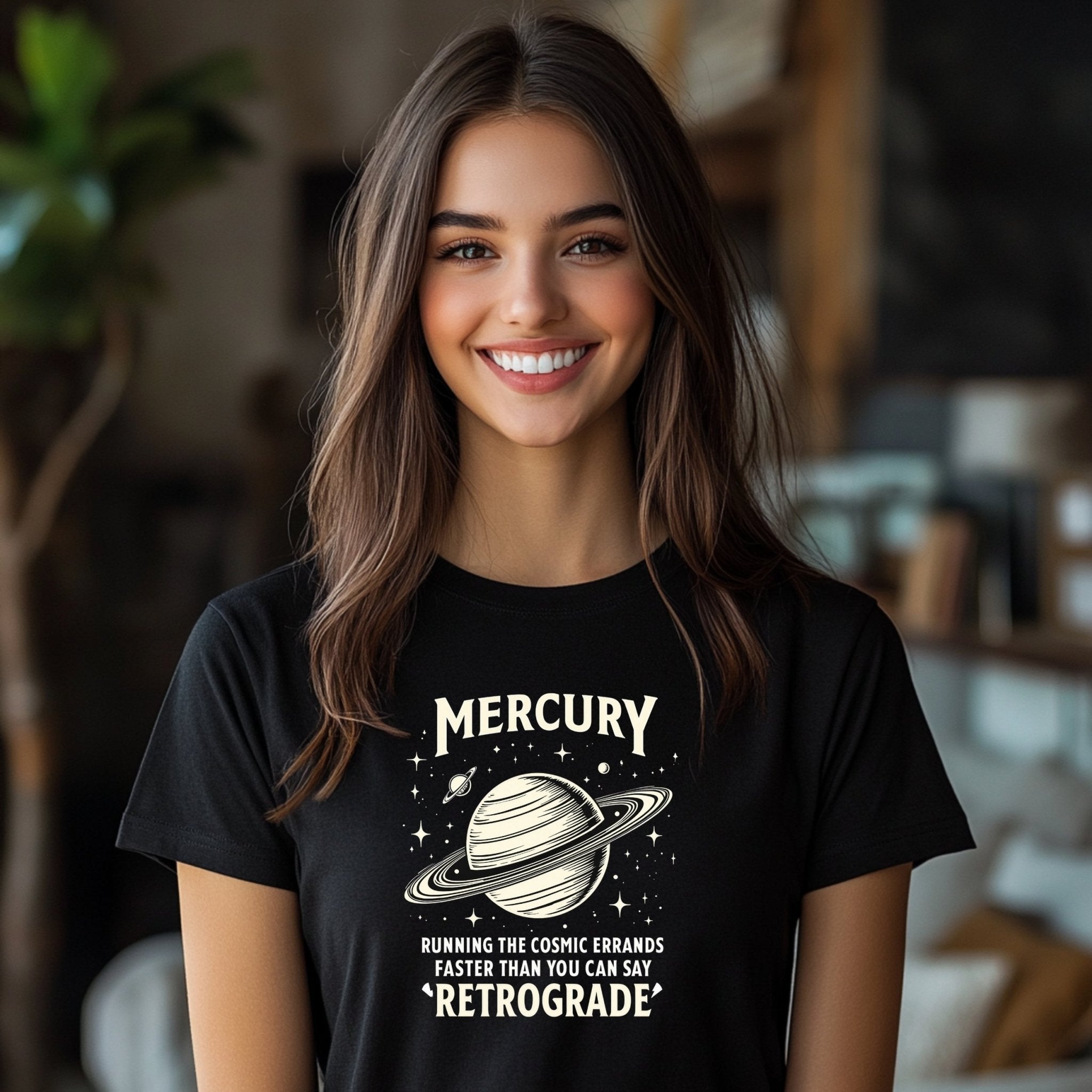 Mercury Retrograde T Shirt Astrology Funny Graphic Tee Cosmic Errands T Shirt Gift for Astrology Lovers - Craig Michael Design