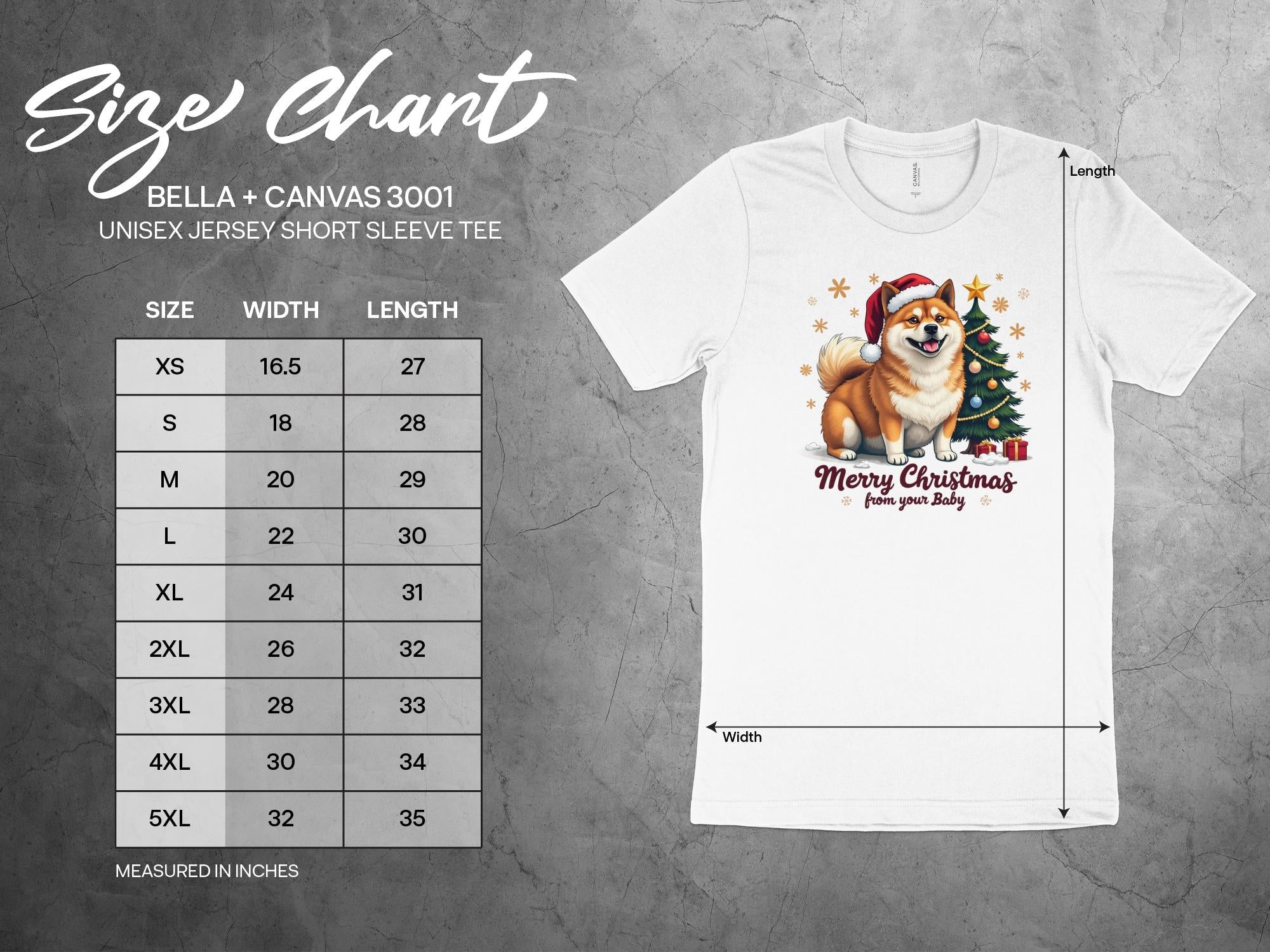 Merry Christmas Akita Dog T-Shirt, Cute Akita Shirt with Santa Hat, Christmas Tree Gifts, Holiday Dog Lover Tee - Craig Michael Design