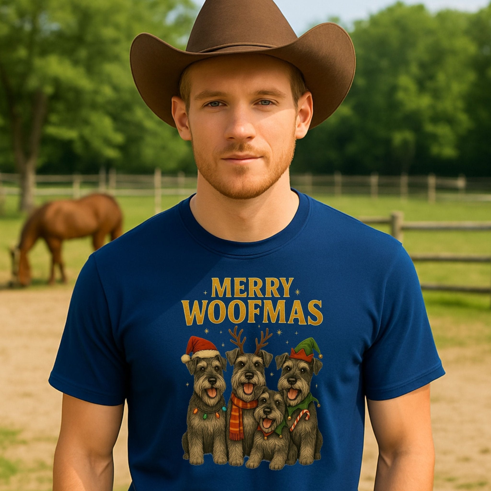 Merry Woofmas Christmas Dogs Season Holiday Celebration T-Shirt - Craig Michael Design