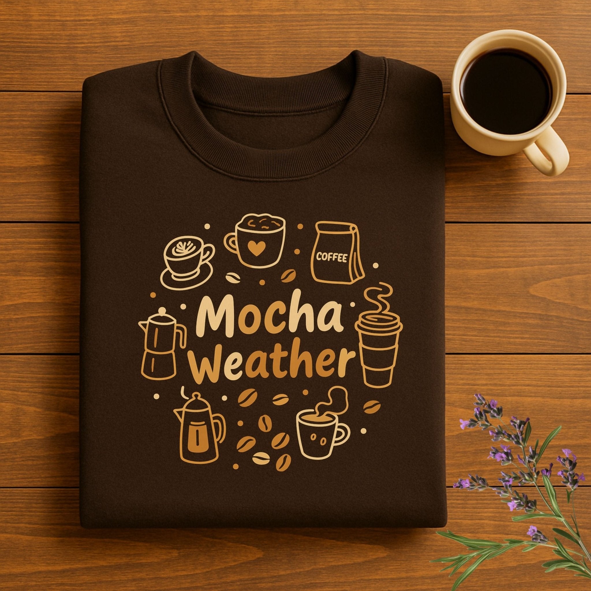 Mocha Weather Sweatshirt - Craig Michael Design