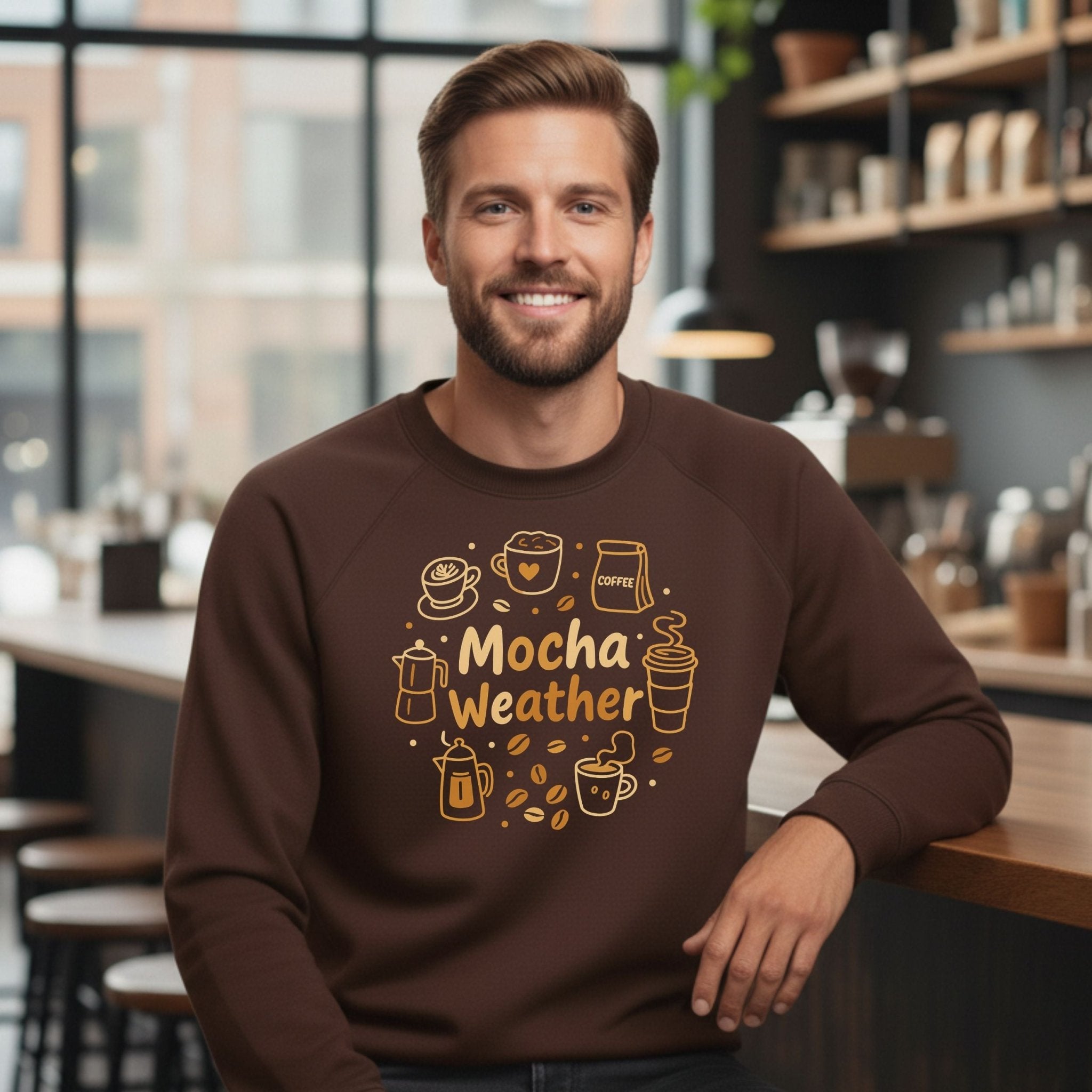 Mocha Weather Sweatshirt - Craig Michael Design