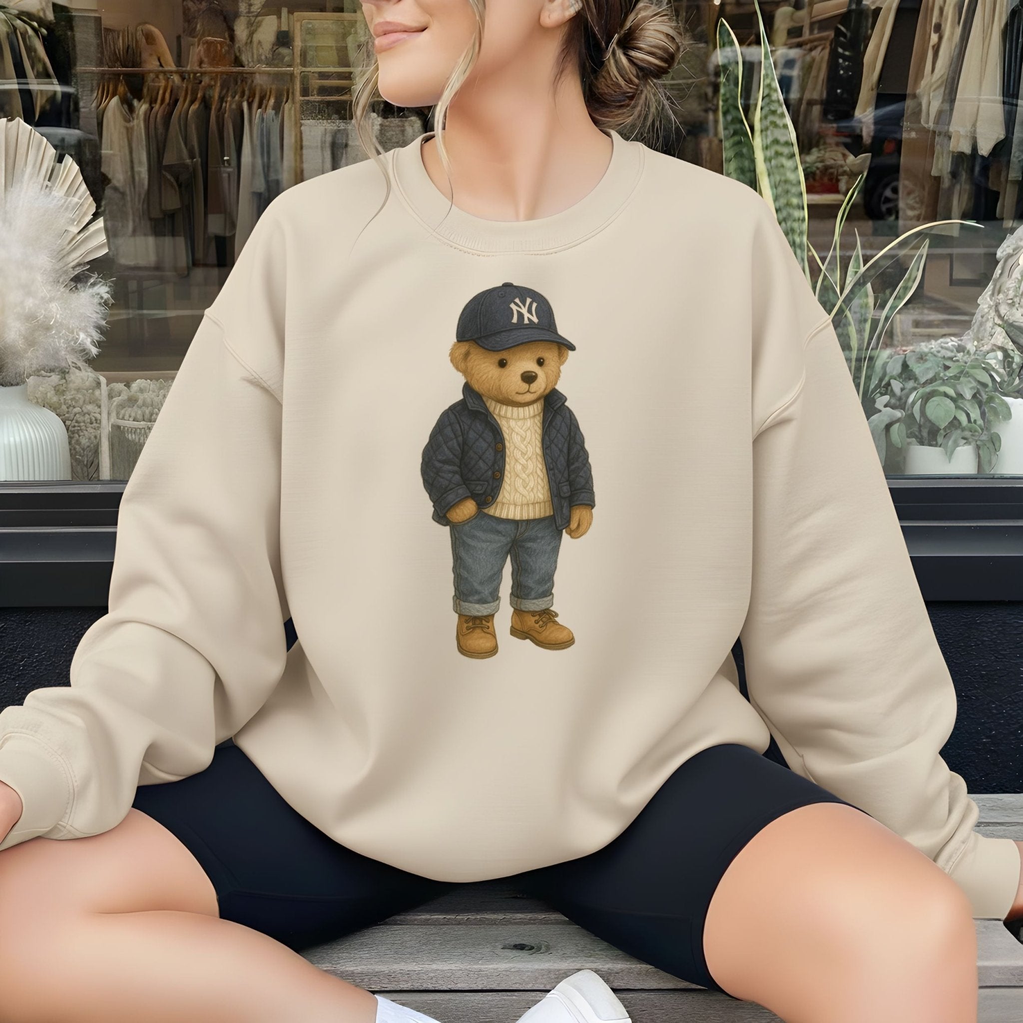 NYC Teddy Sweatshirt - Craig Michael Design