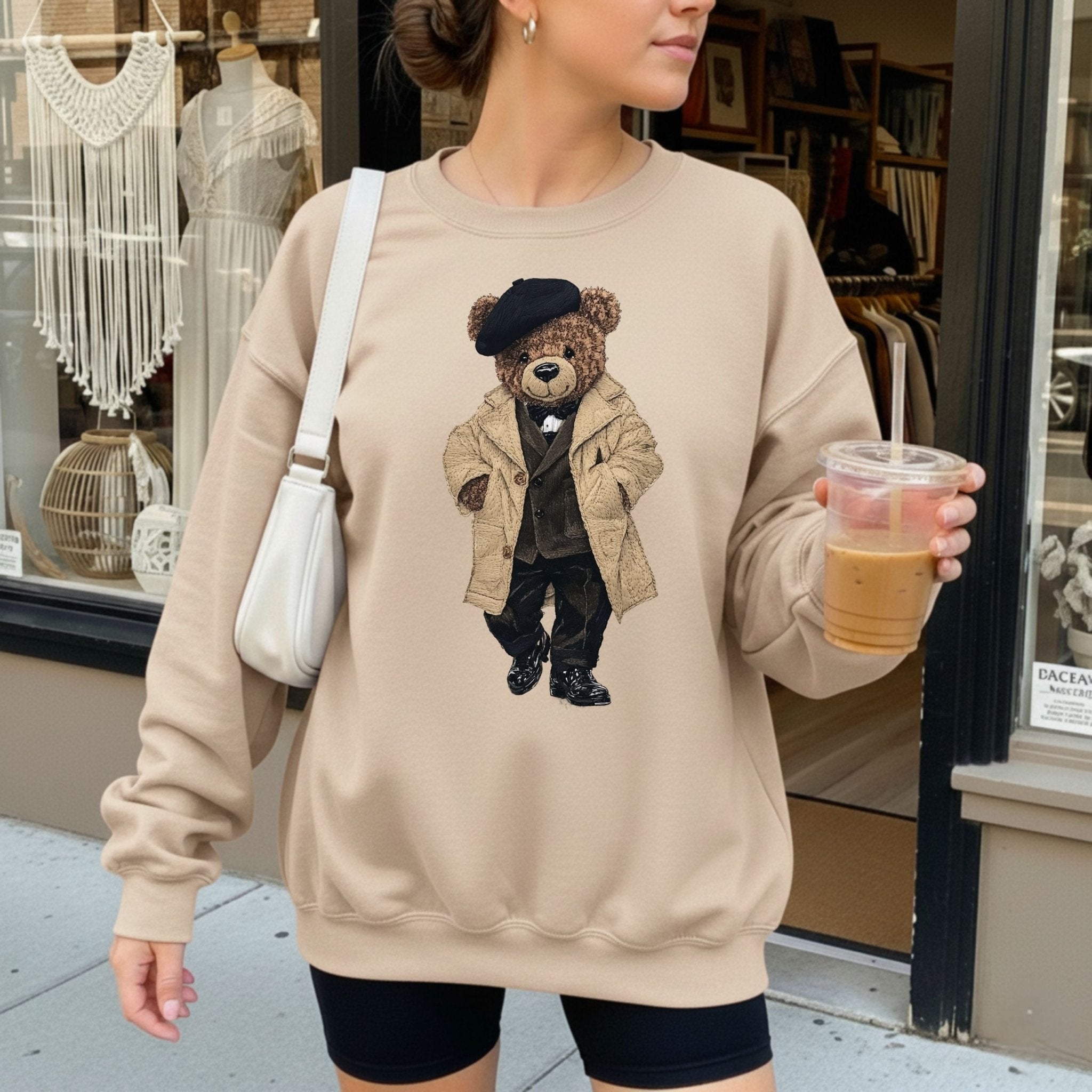 Paris Bear Sweatshirt - Craig Michael Design