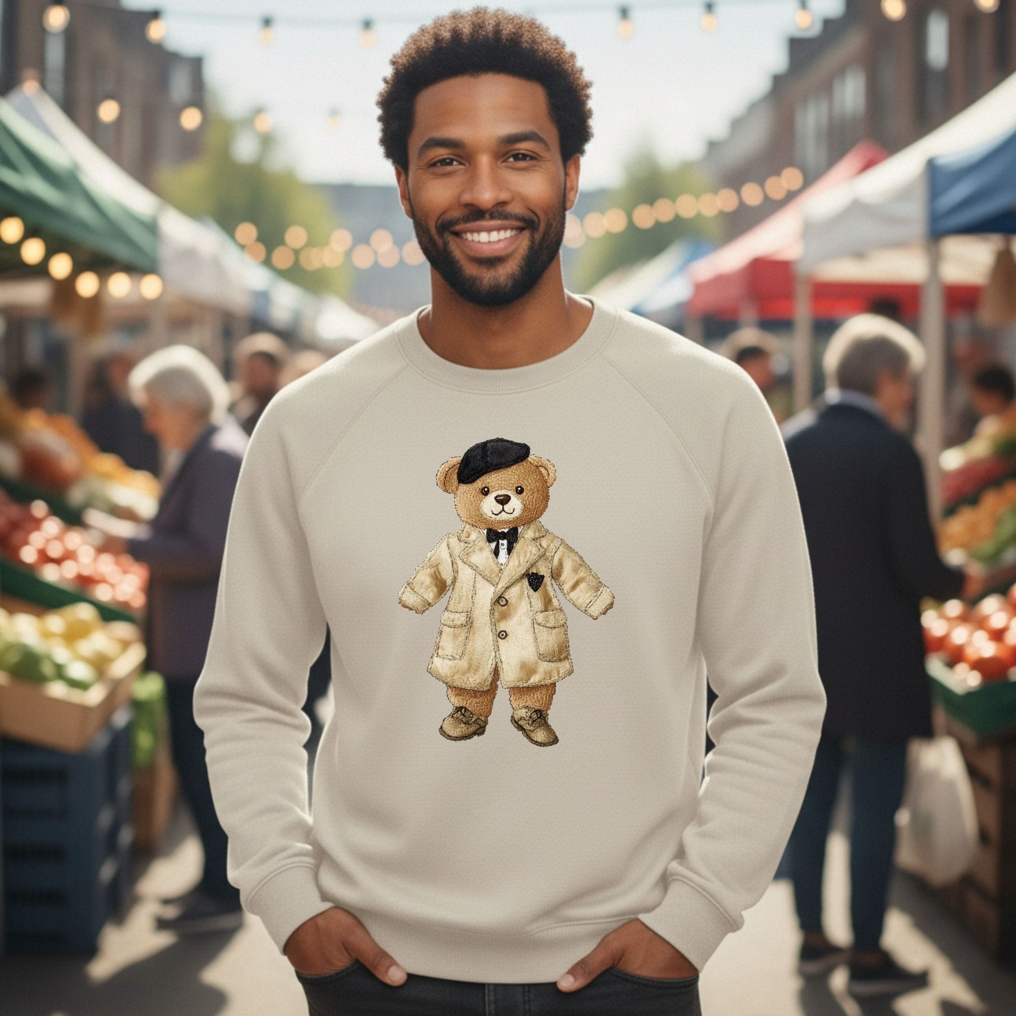 Paris Bear Sweatshirt - Craig Michael Design