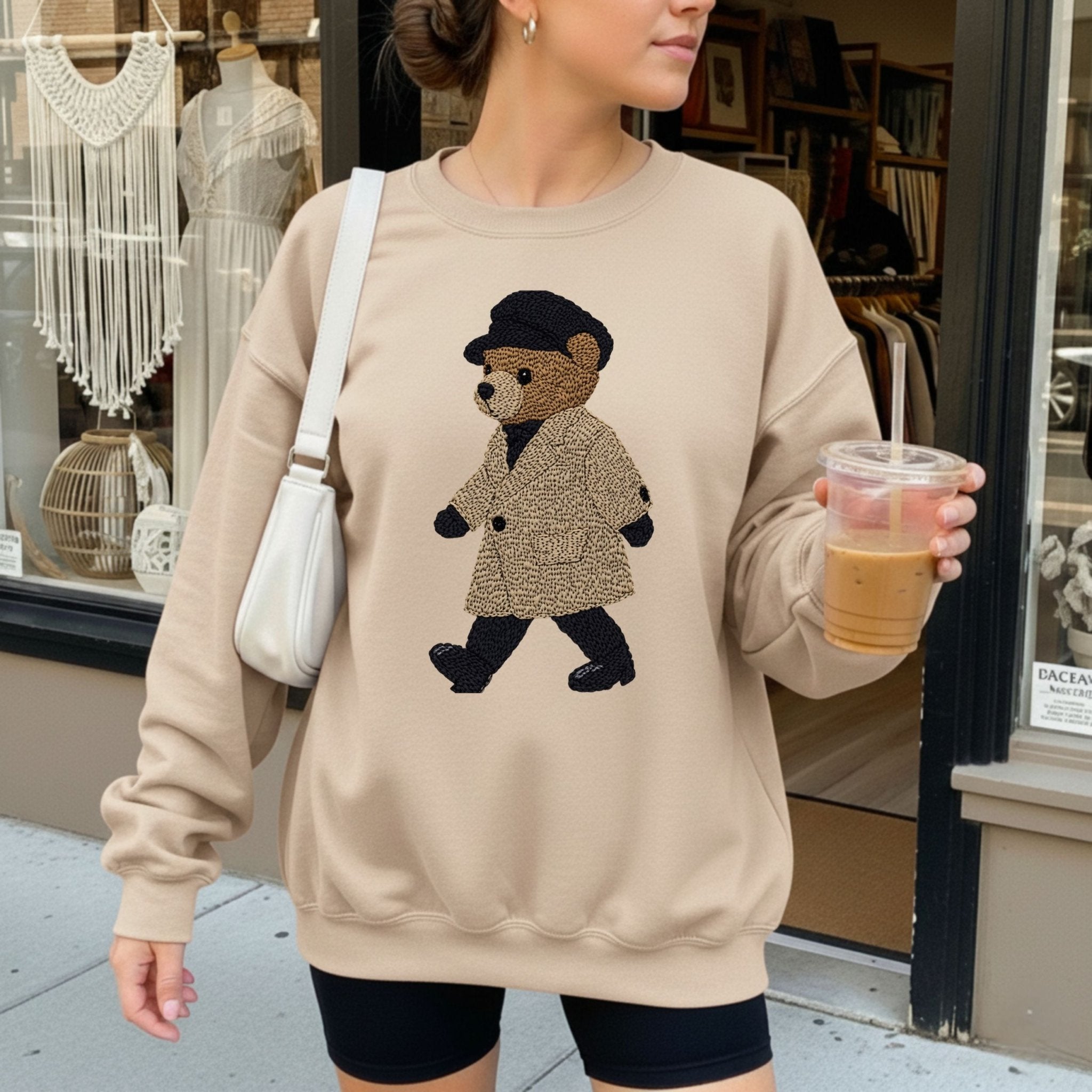 Paris Bear Sweatshirt - Craig Michael Design