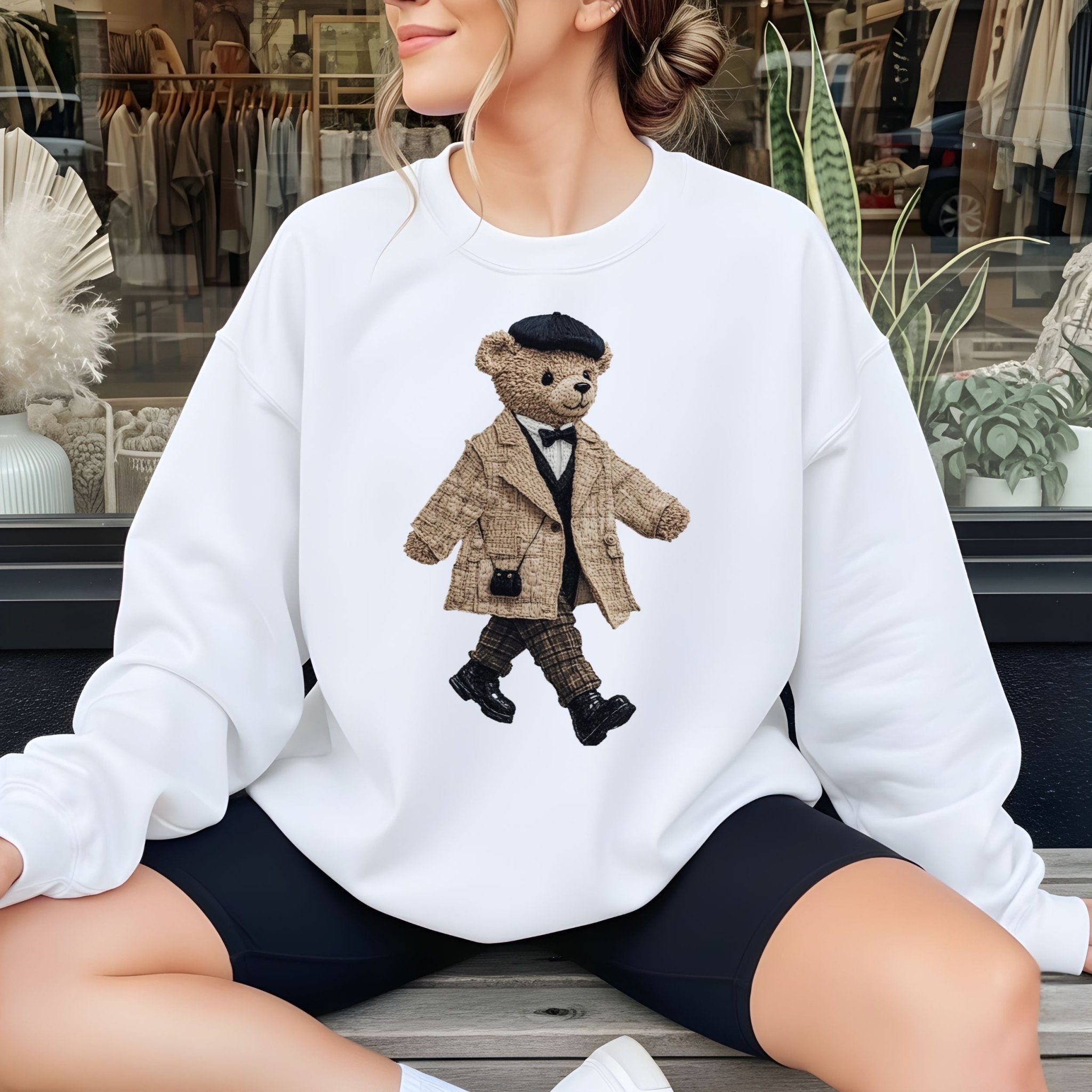 Paris Bear Sweatshirt - Craig Michael Design