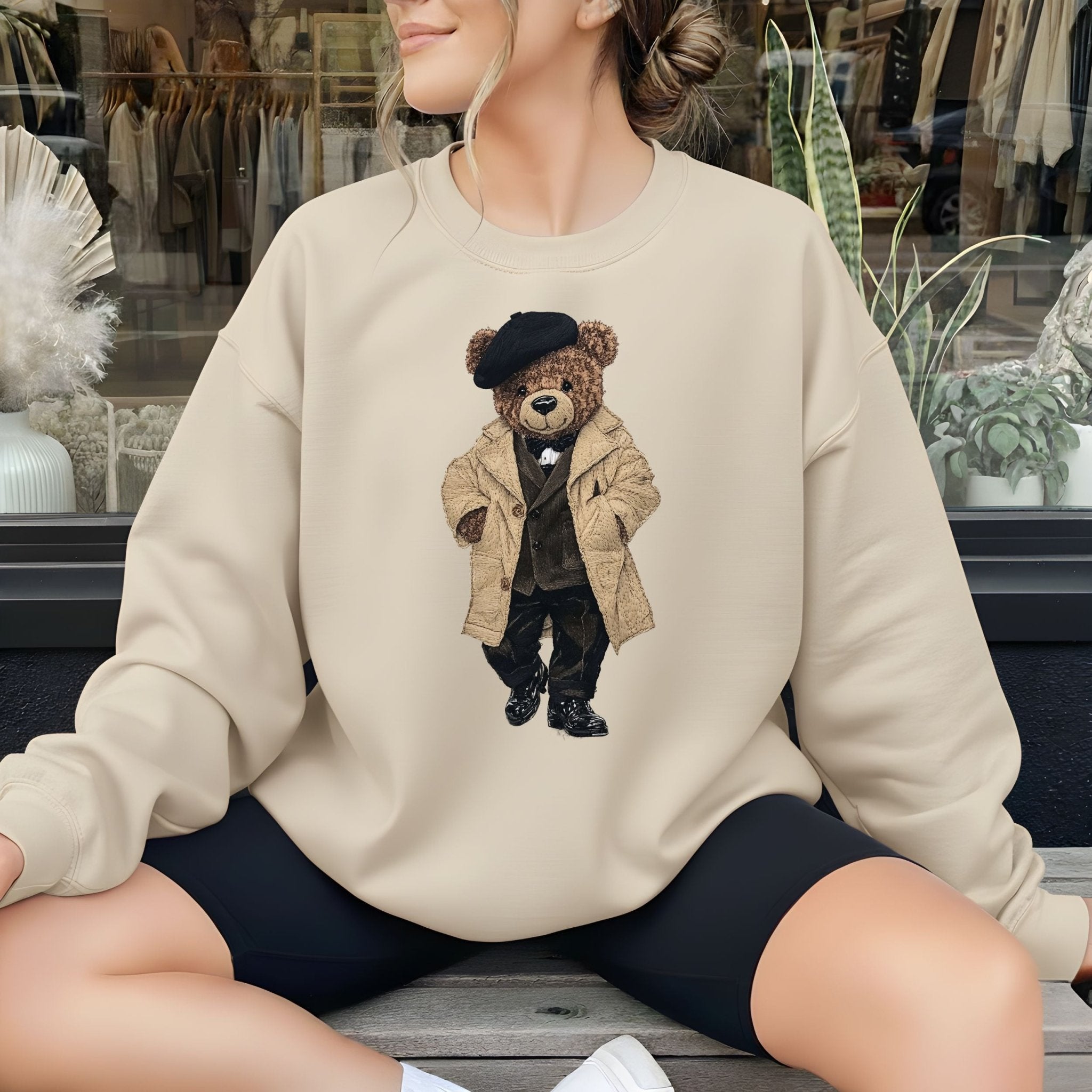 Paris Bear Sweatshirt - Craig Michael Design