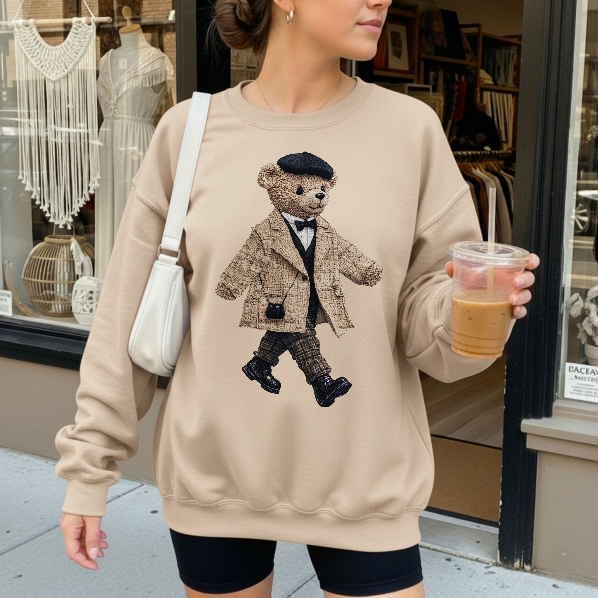 Paris Bear Sweatshirt - Craig Michael Design
