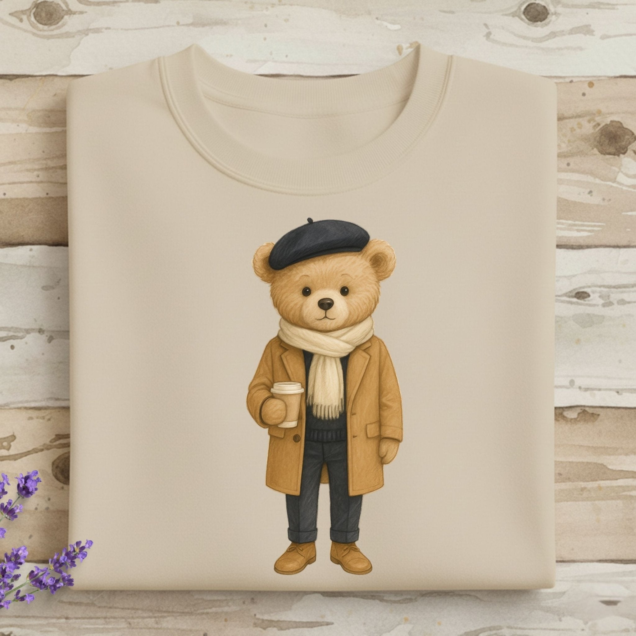 Paris Café Teddy Sweatshirt - Craig Michael Design