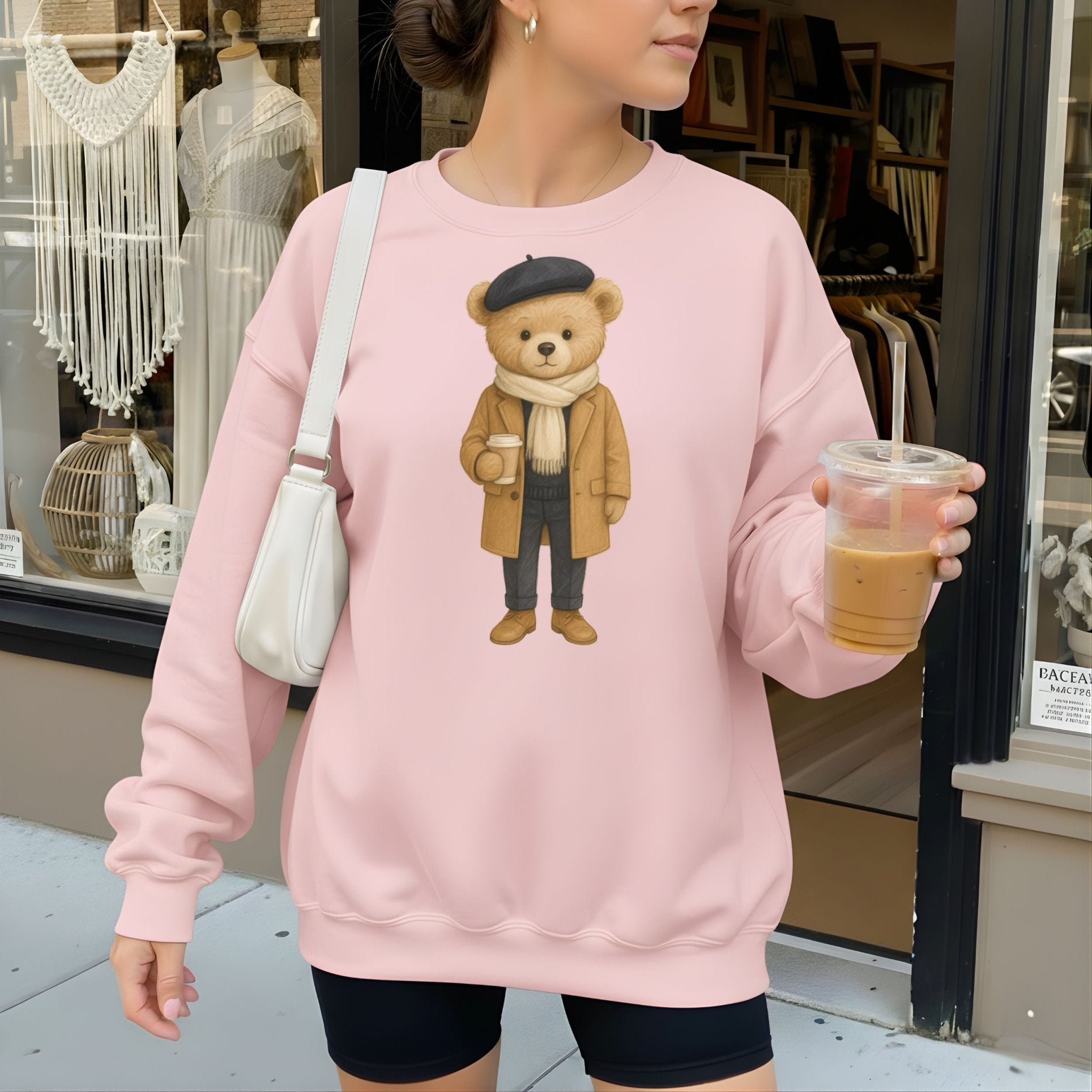 Paris Café Teddy Sweatshirt - Craig Michael Design