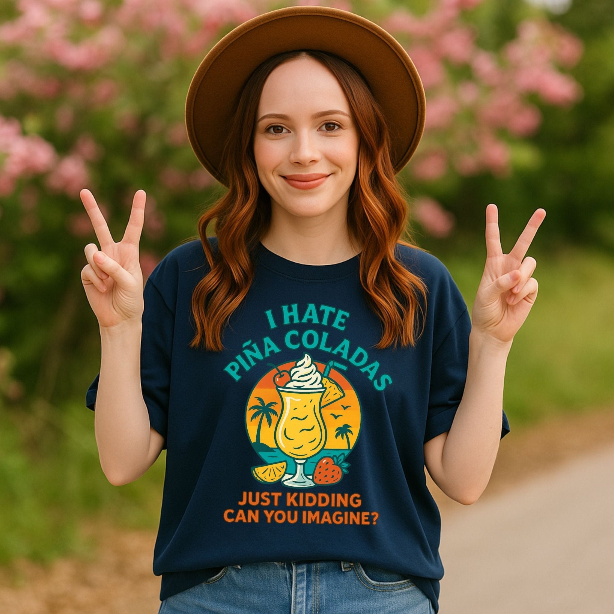 Pina Colada Lover T-Shirt, Funny Cocktail Shirt - Craig Michael Design