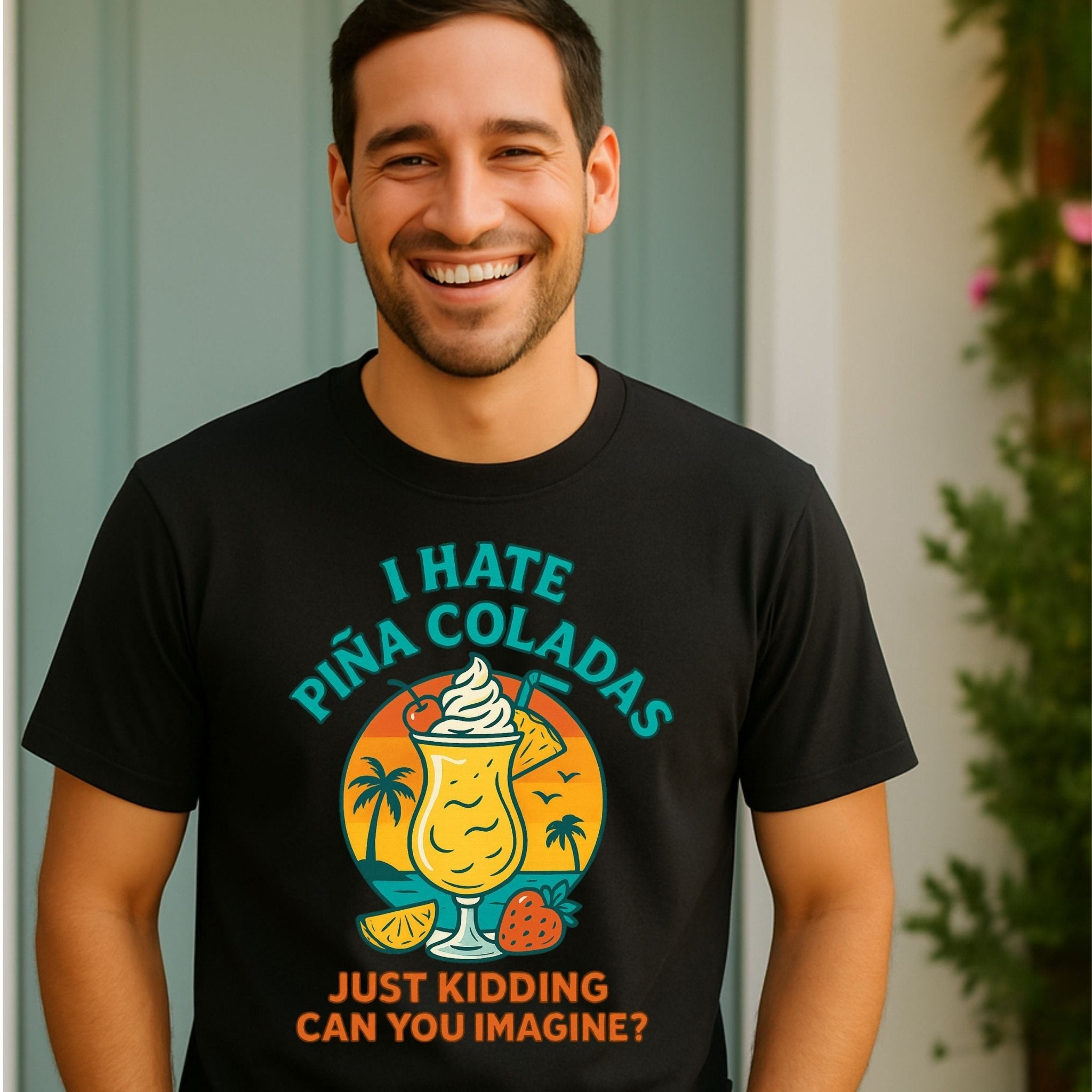 Pina Colada Lover T-Shirt, Funny Cocktail Shirt - Craig Michael Design