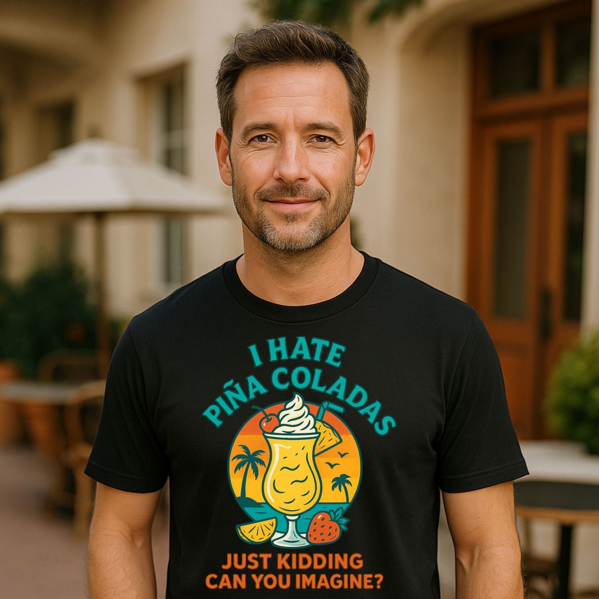 Pina Colada Lover T-Shirt, Funny Cocktail Shirt - Craig Michael Design