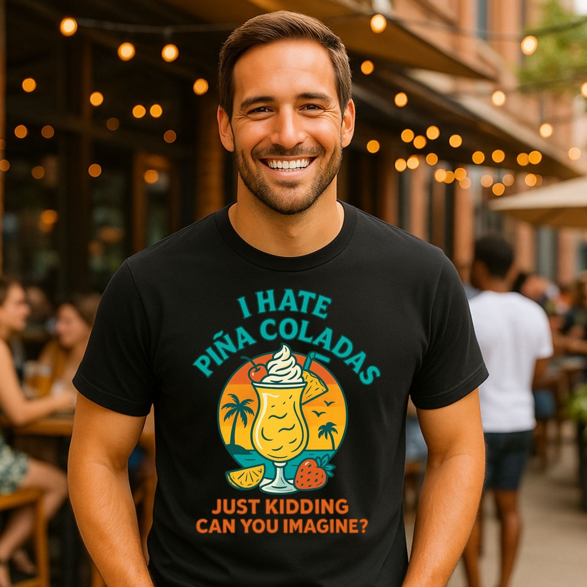 Pina Colada Lover T-Shirt, Funny Cocktail Shirt - Craig Michael Design