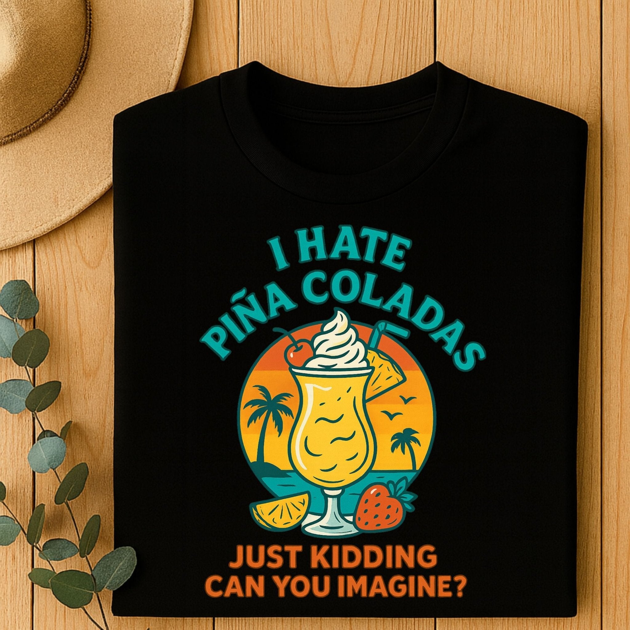 Pina Colada Lover T-Shirt, Funny Cocktail Shirt - Craig Michael Design