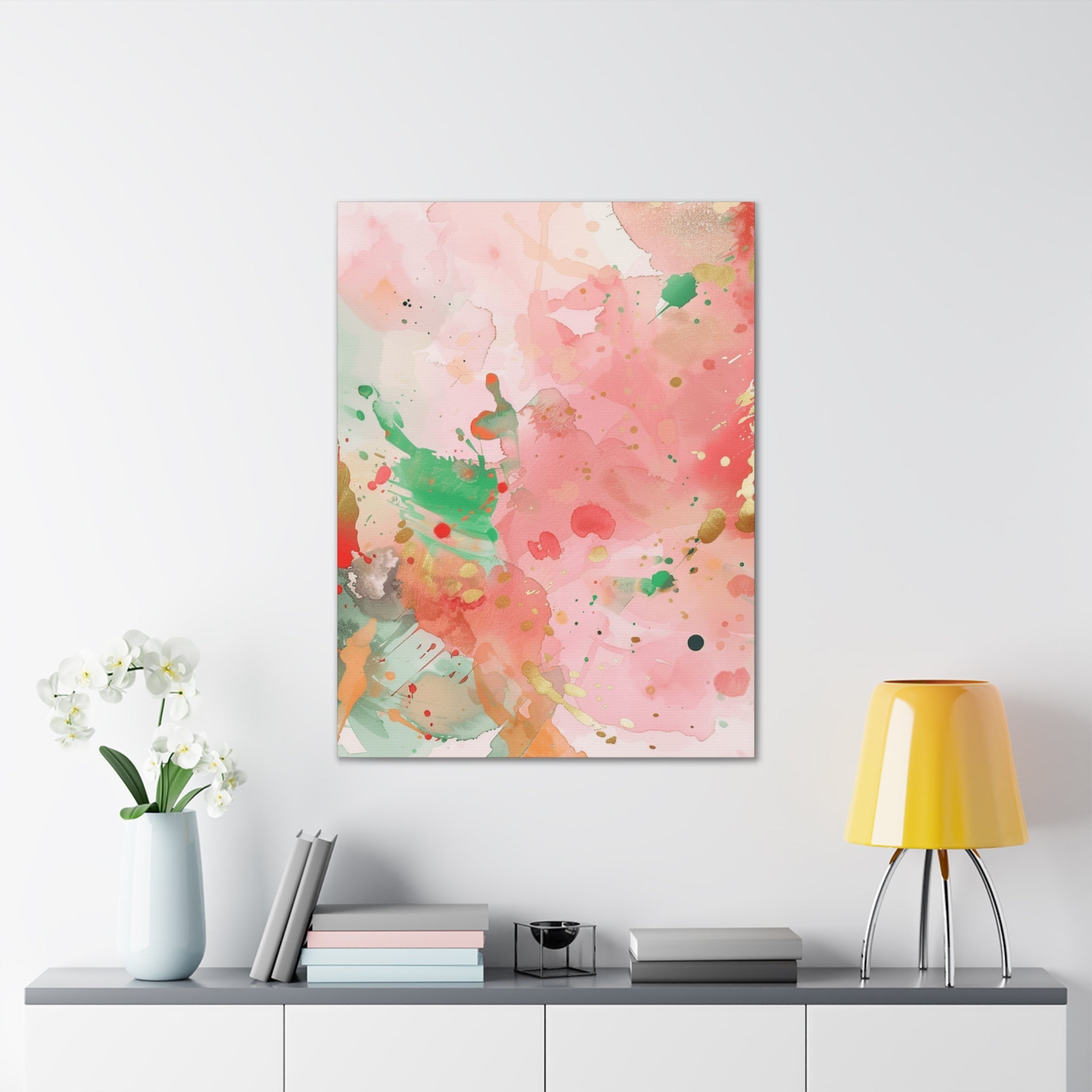 Pink Serenity Watercolour and Pastel Art Print, Home Art, Elegant Art, Minimalist Art, Office Decor, Art Gift, Nursery Art, Bedroom Art, Housewarming Gift - Craig Michael Design