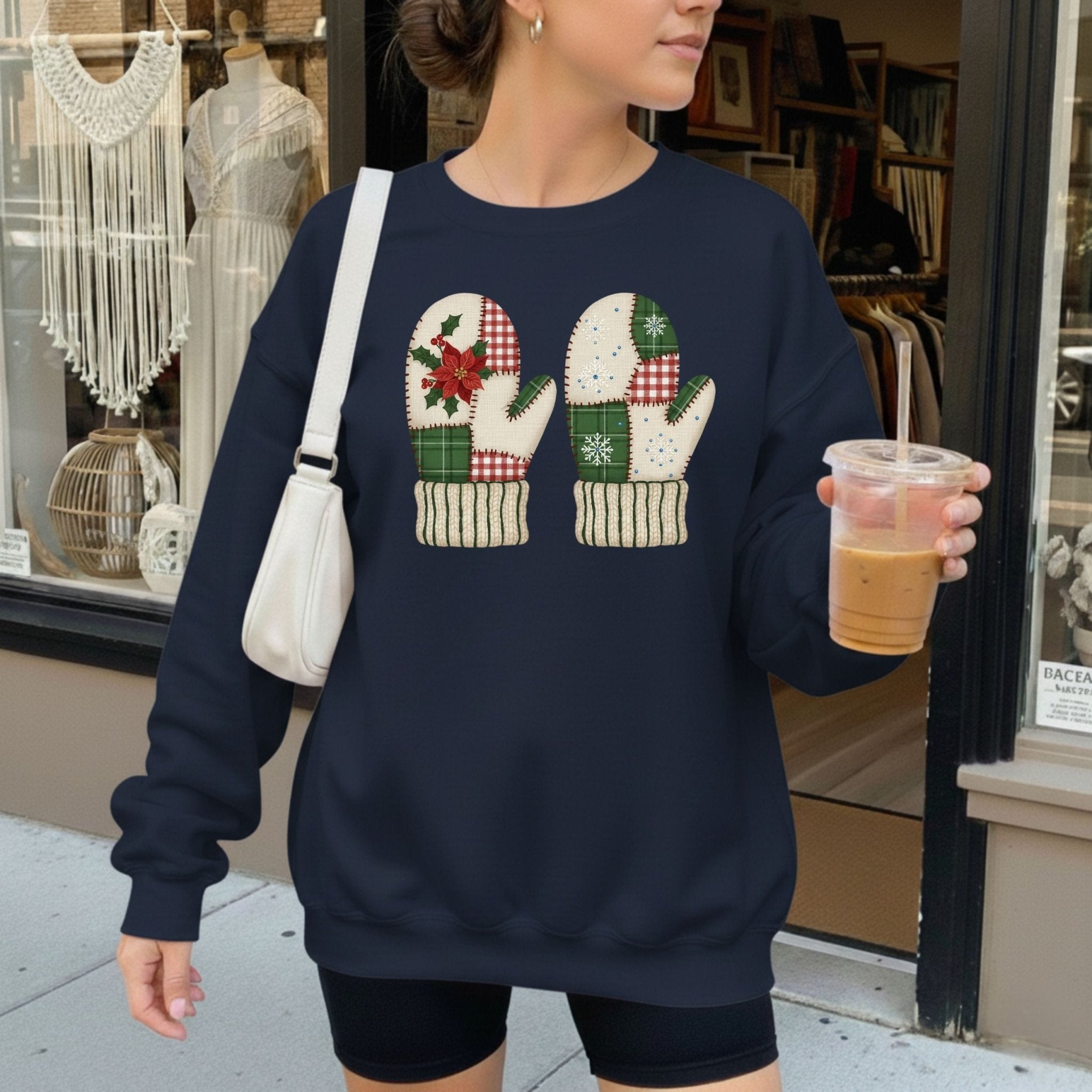 Quilted Mittens Sweatshirt – Cozy Holiday Edition - Craig Michael Design