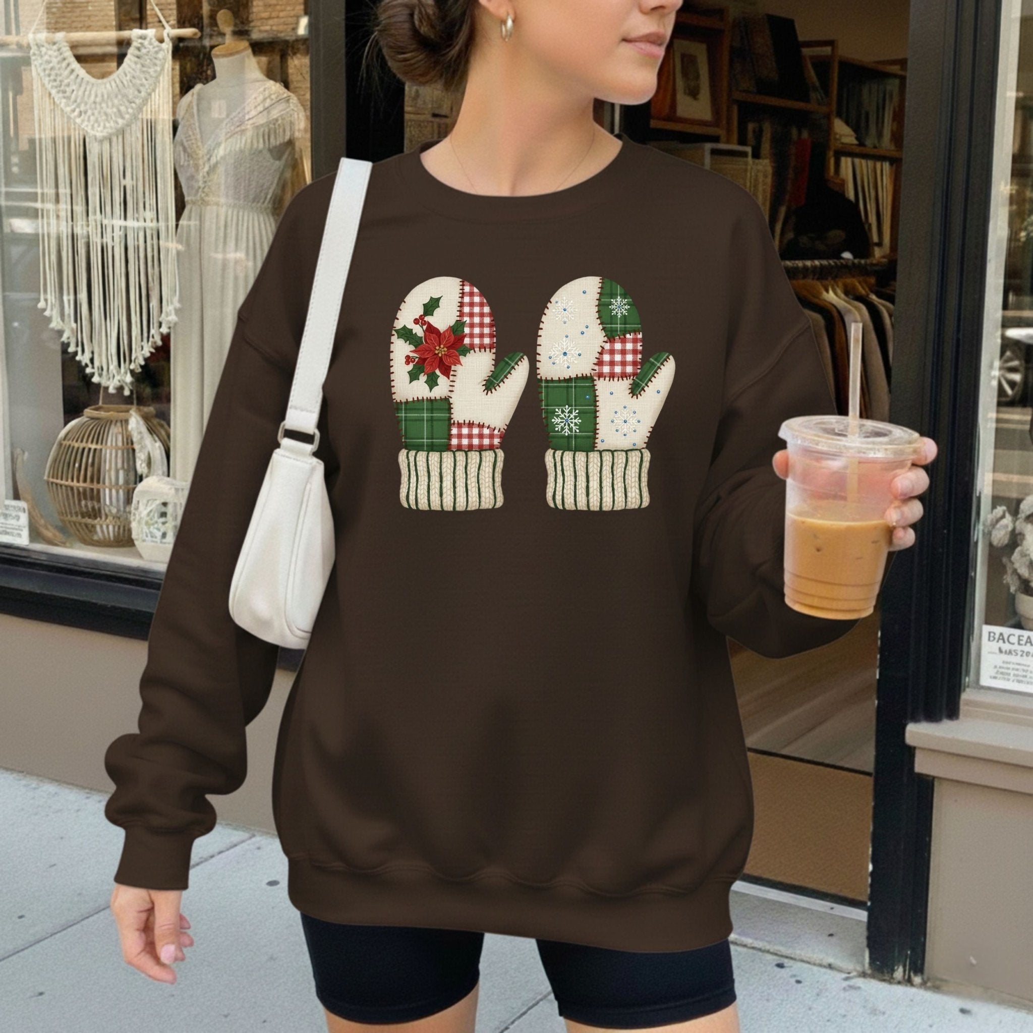 Quilted Mittens Sweatshirt – Cozy Holiday Edition - Craig Michael Design