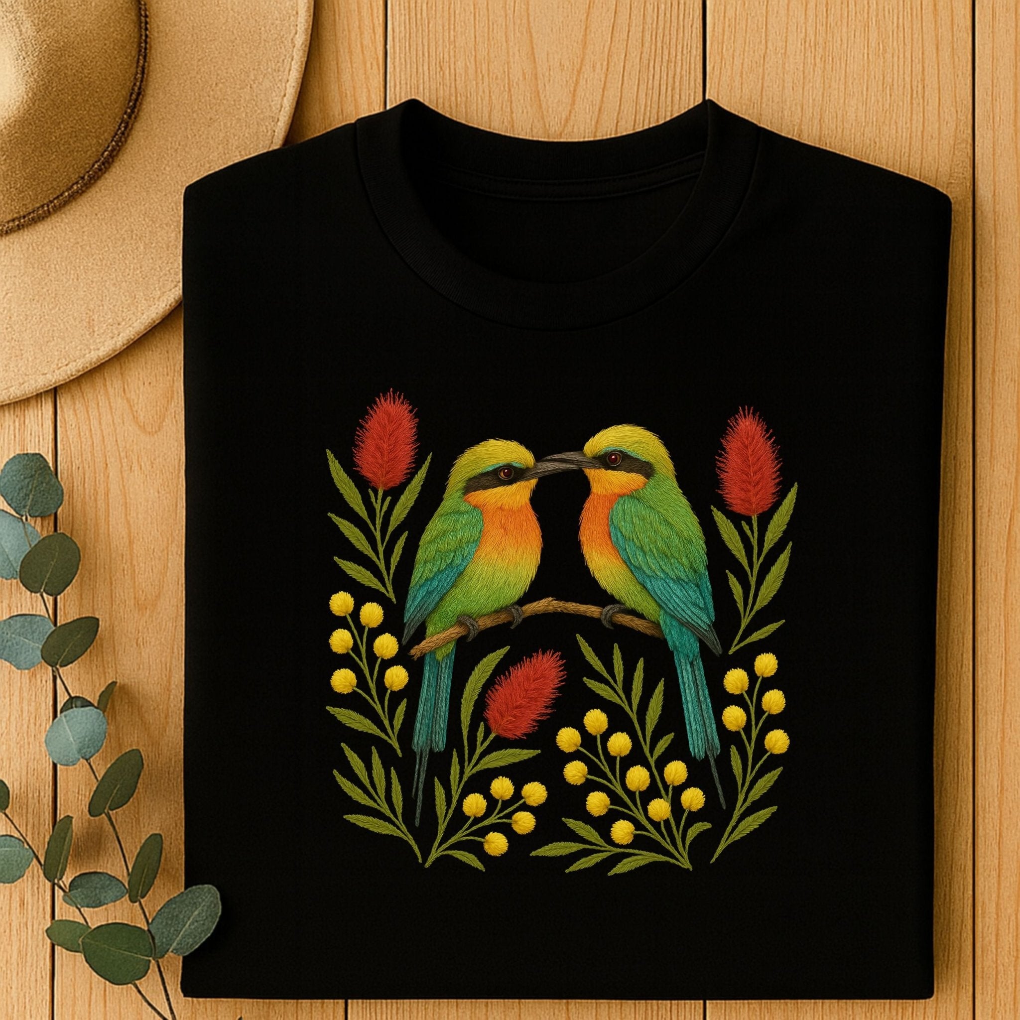 Rainbow Bee - Eater T-Shirt – Australian Native Bird Collection - Craig Michael Design