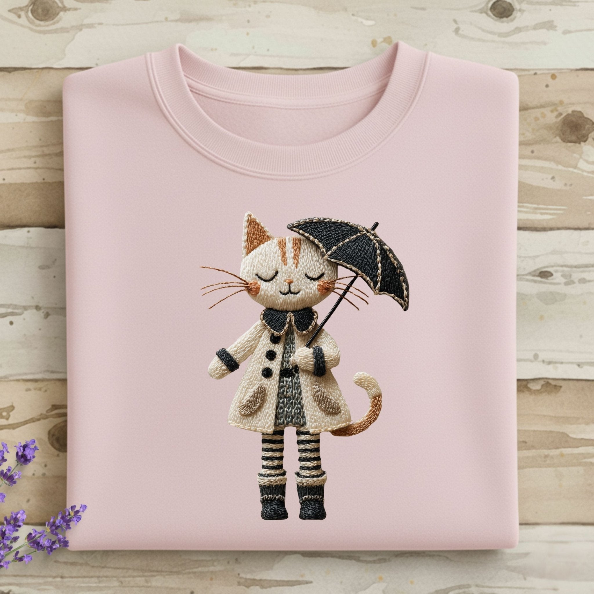 Rainy Day Cat Sweatshirt - Craig Michael Design