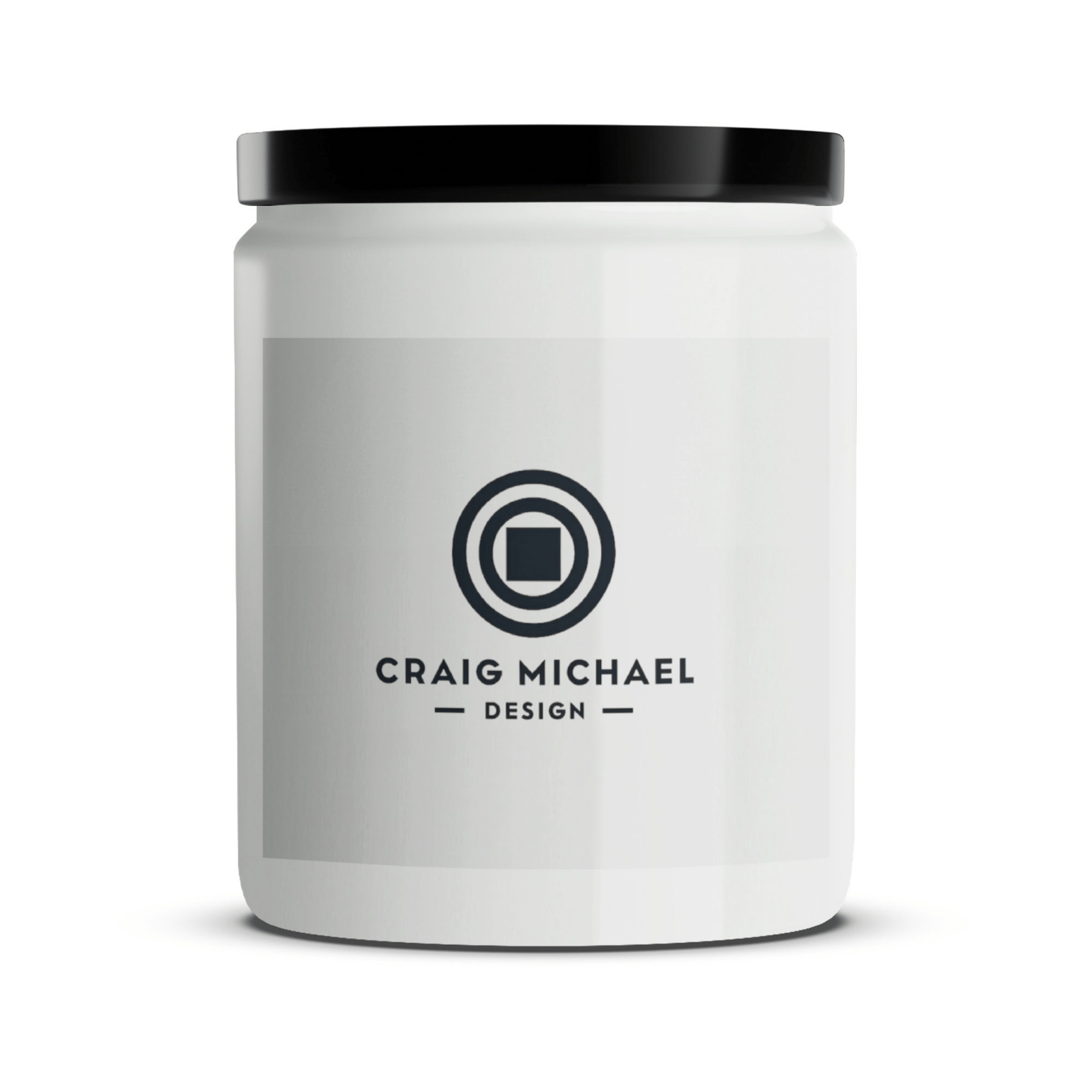 Relaxing 8 oz White Scented Candle, Aromatherapy Candle, Home Decor Candle, Gift for Her, Stress Relief Candle, Handmade Candle - Craig Michael Design