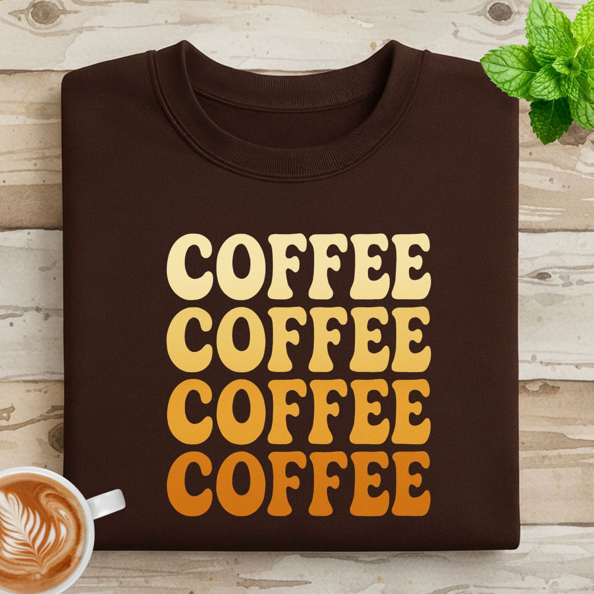 Retro Coffee Stack Sweatshirt - Craig Michael Design