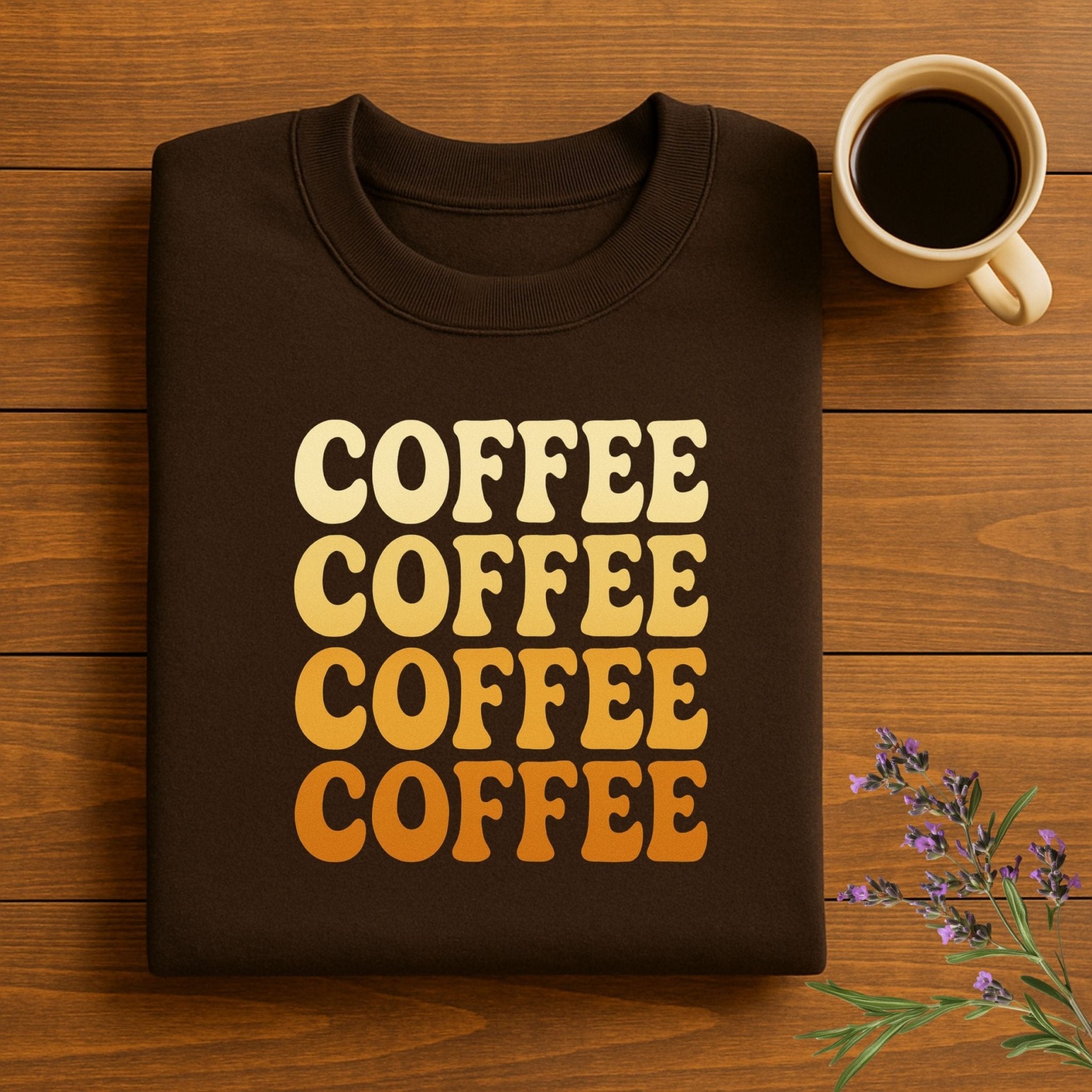 Retro Coffee Stack Sweatshirt - Craig Michael Design