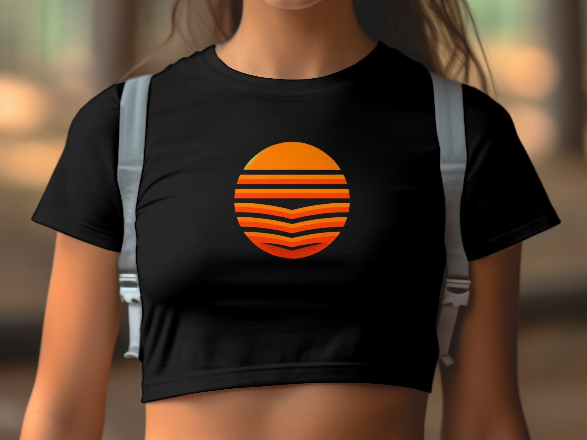 Retro Sunset Stripes Tank Top, Vintage Beach Vibes Summer Shirt, 80s Style Graphic Sleeveless Tee, Casual Beachwear Vest - Craig Michael Design