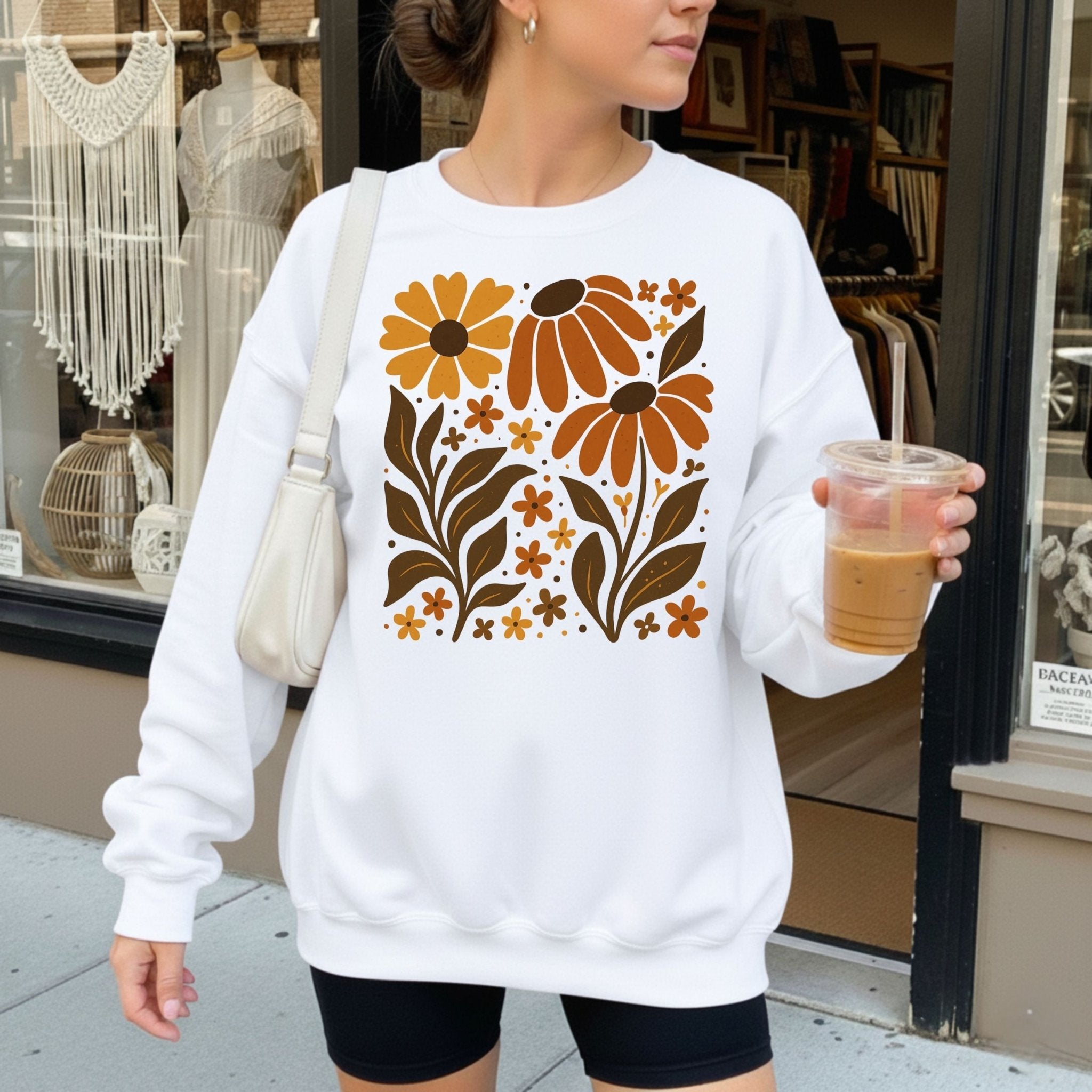 Retro Wildflower Sweatshirt - Craig Michael Design
