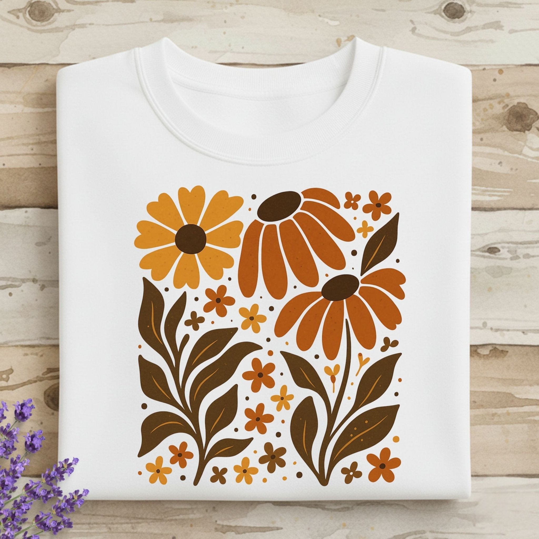 Retro Wildflower Sweatshirt - Craig Michael Design