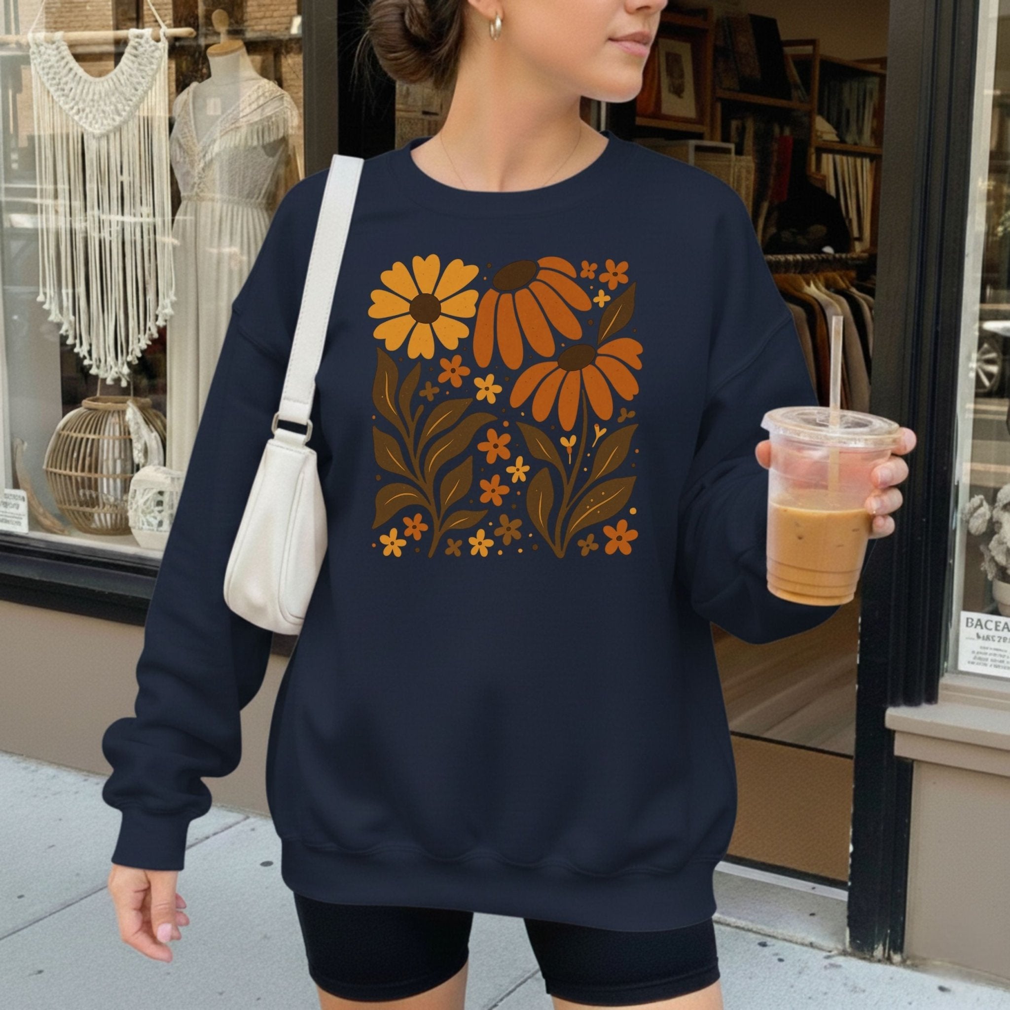 Retro Wildflower Sweatshirt - Craig Michael Design