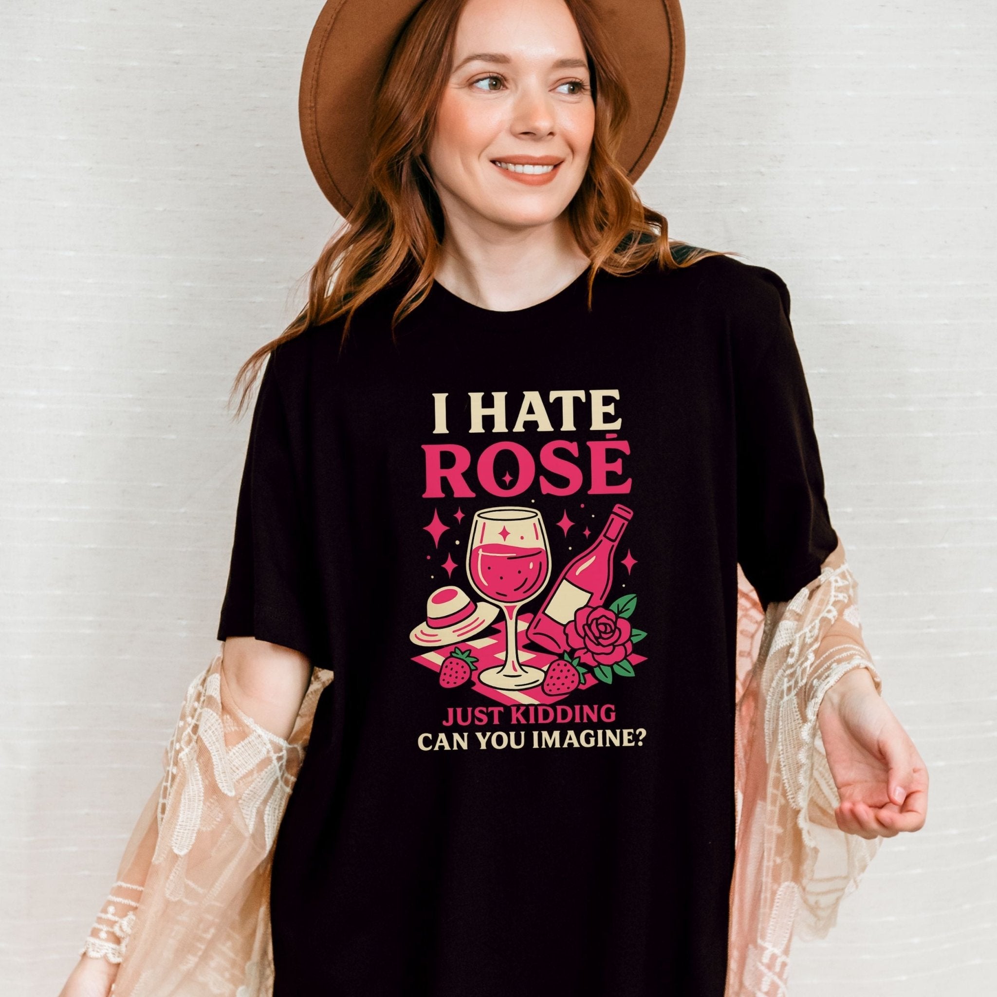 Rosé Lover T-Shirt, Funny Wine Shirt - Craig Michael Design