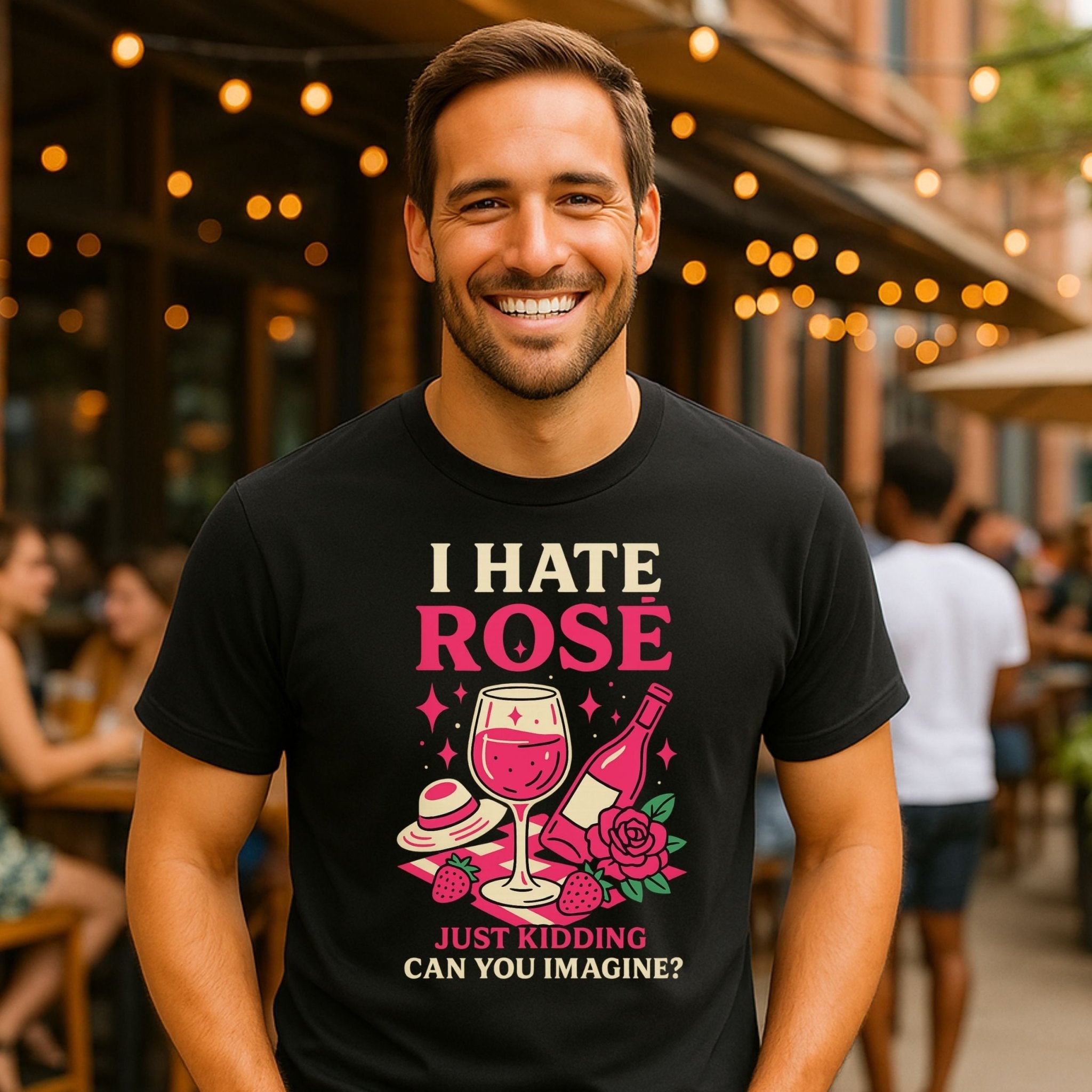 Rosé Lover T-Shirt, Funny Wine Shirt - Craig Michael Design