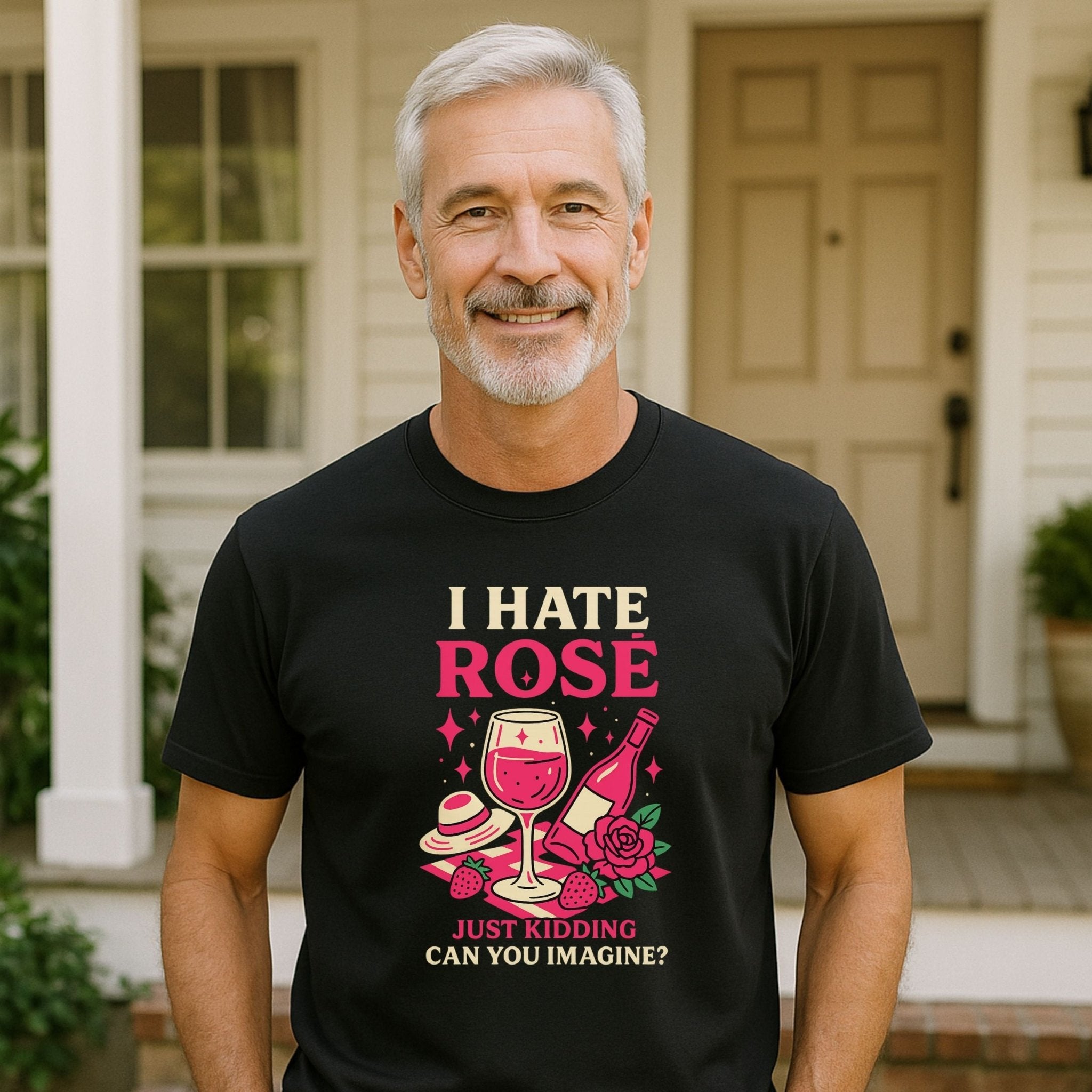 Rosé Lover T-Shirt, Funny Wine Shirt - Craig Michael Design