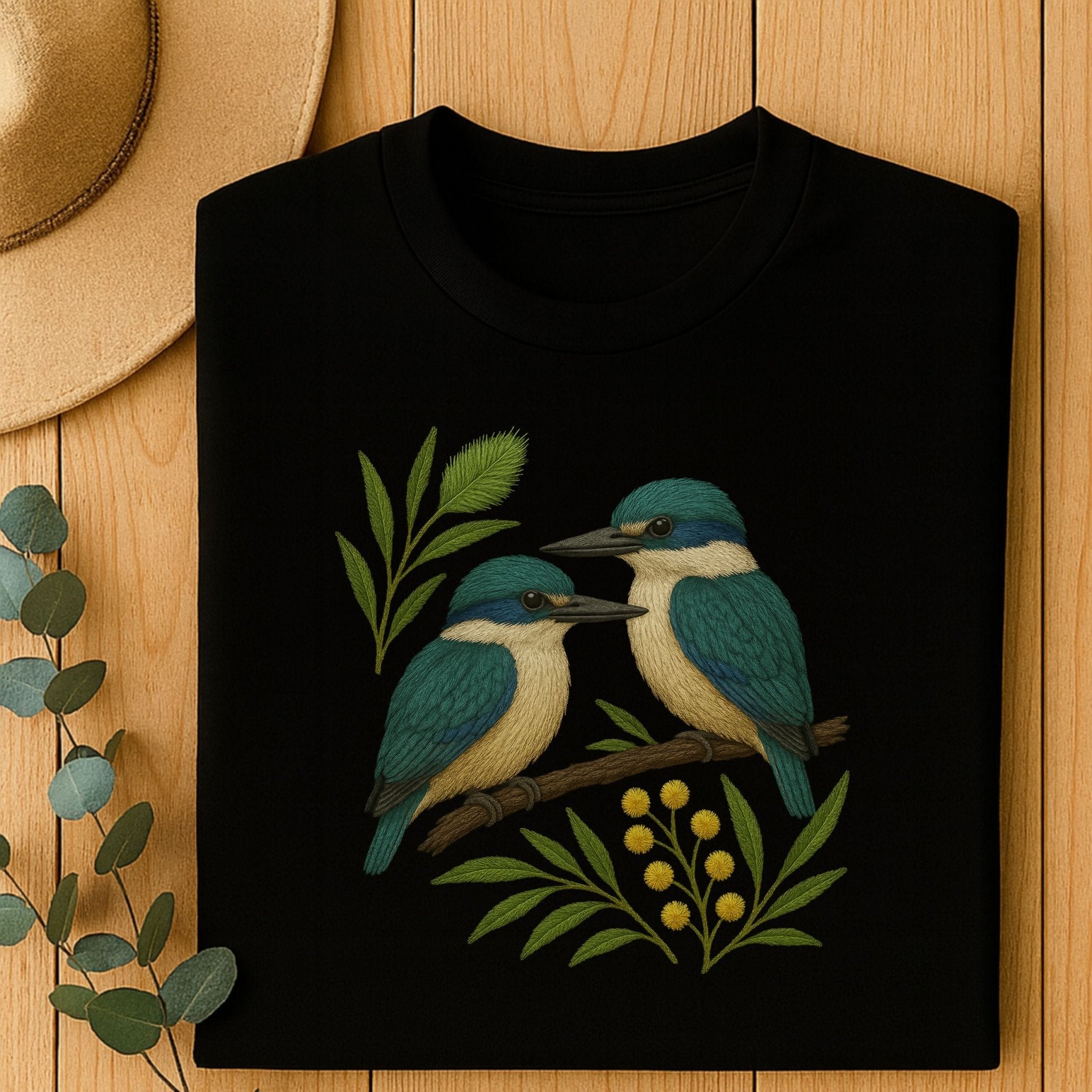 Sacred Kingfisher T-Shirt – Australian Native Bird Collection - Craig Michael Design