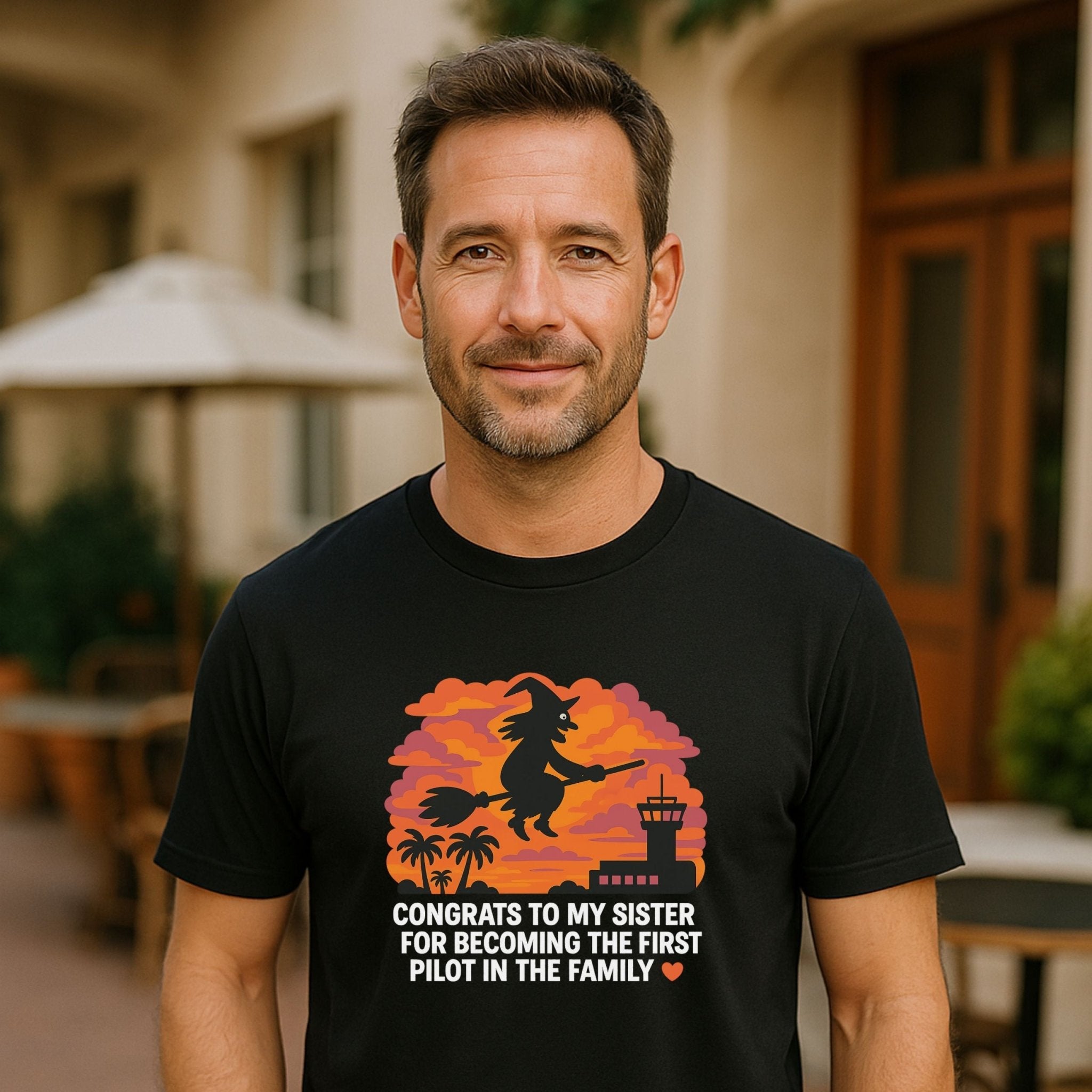 Sarcastic Sister T-Shirt, Funny Witch Broom Tee, Passive Aggressive Gift for Her - Craig Michael Design