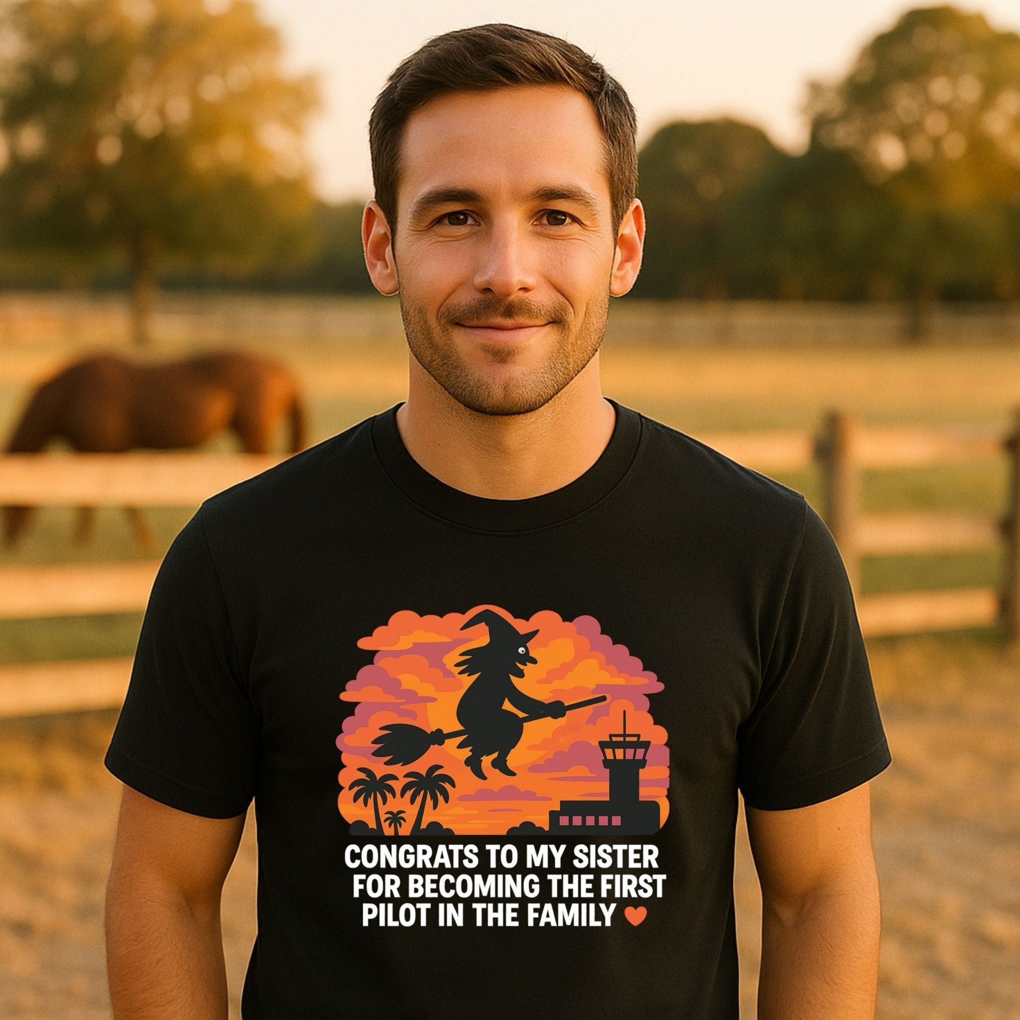 Sarcastic Sister T-Shirt, Funny Witch Broom Tee, Passive Aggressive Gift for Her - Craig Michael Design