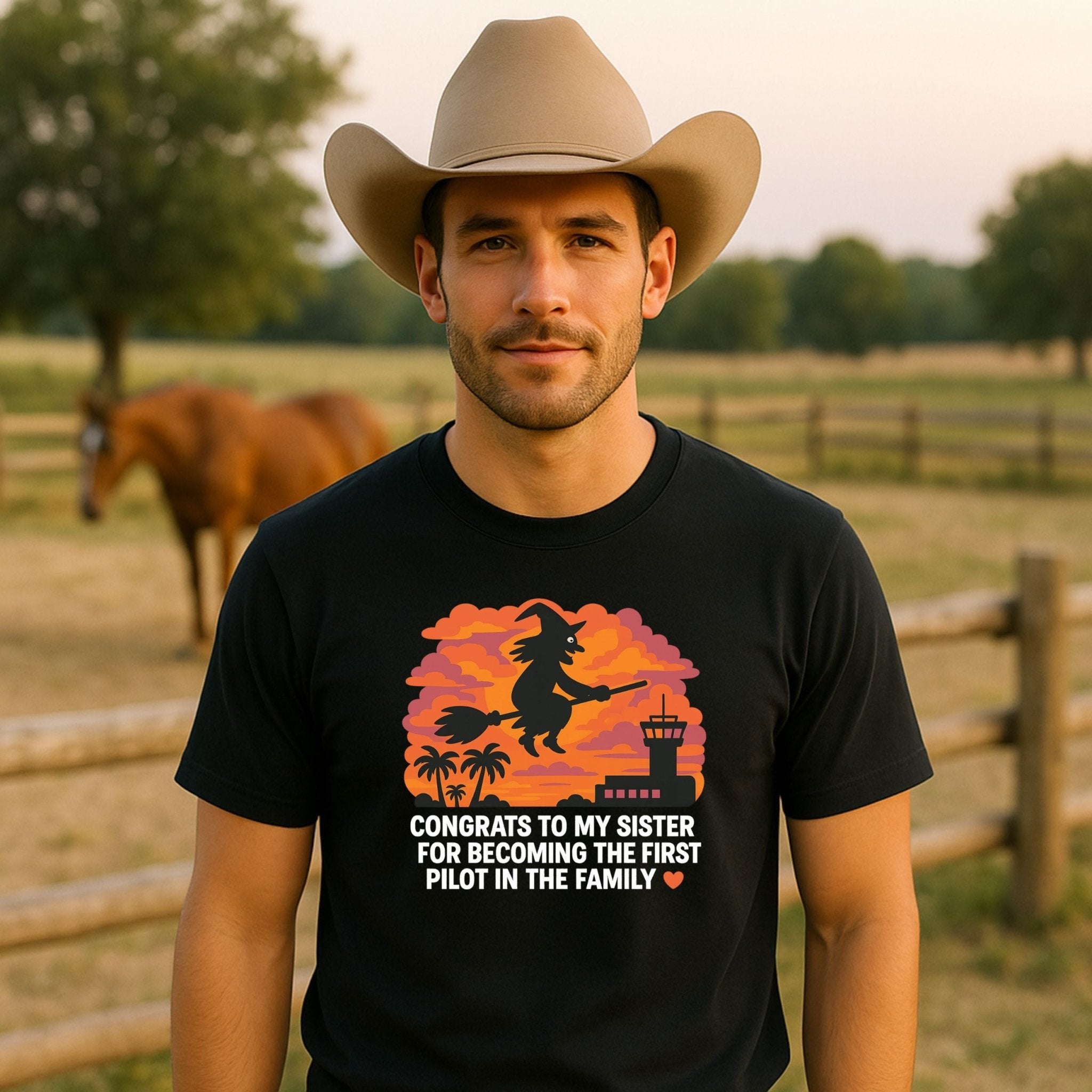 Sarcastic Sister T-Shirt, Funny Witch Broom Tee, Passive Aggressive Gift for Her - Craig Michael Design
