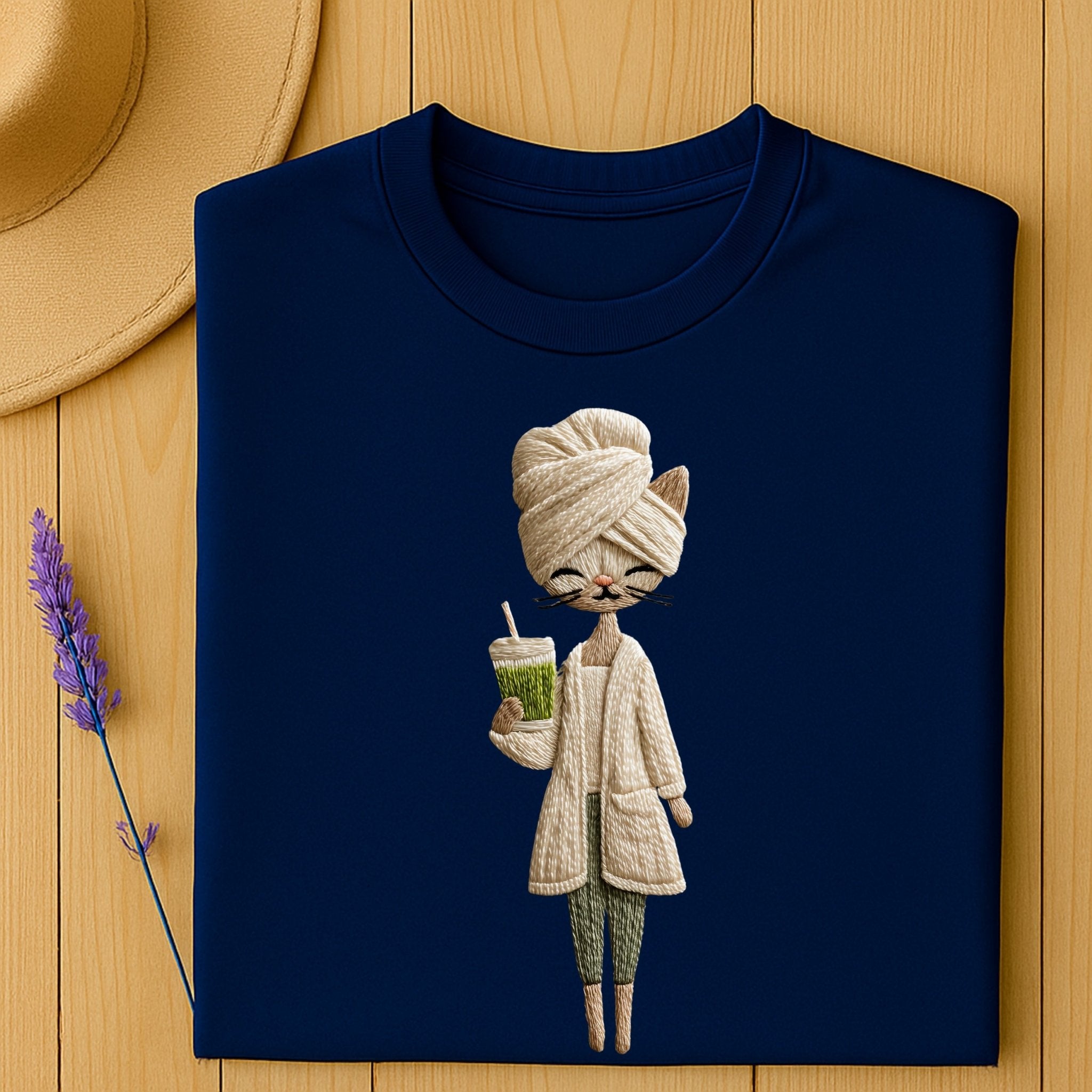 Self - Care Kitty Tee – Spa Retreat Collection - Craig Michael Design