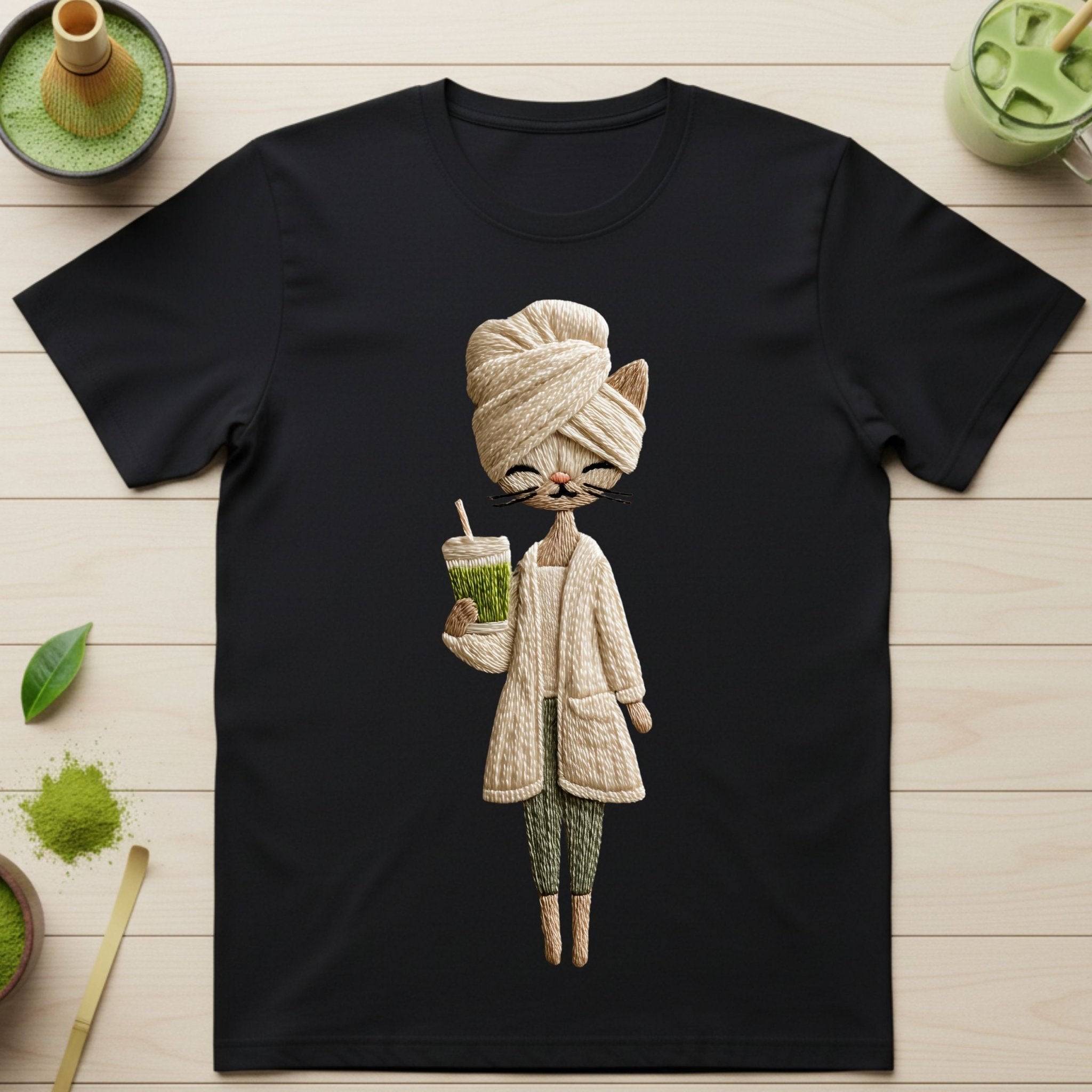 Self - Care Kitty Tee – Spa Retreat Collection - Craig Michael Design